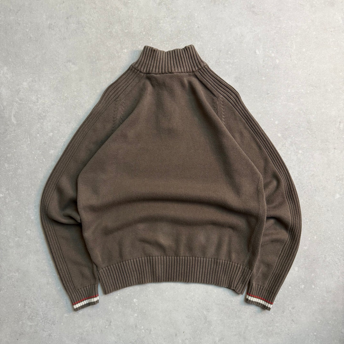 00’s Quiksilver 1/4 Zip Knit Jumper (M)