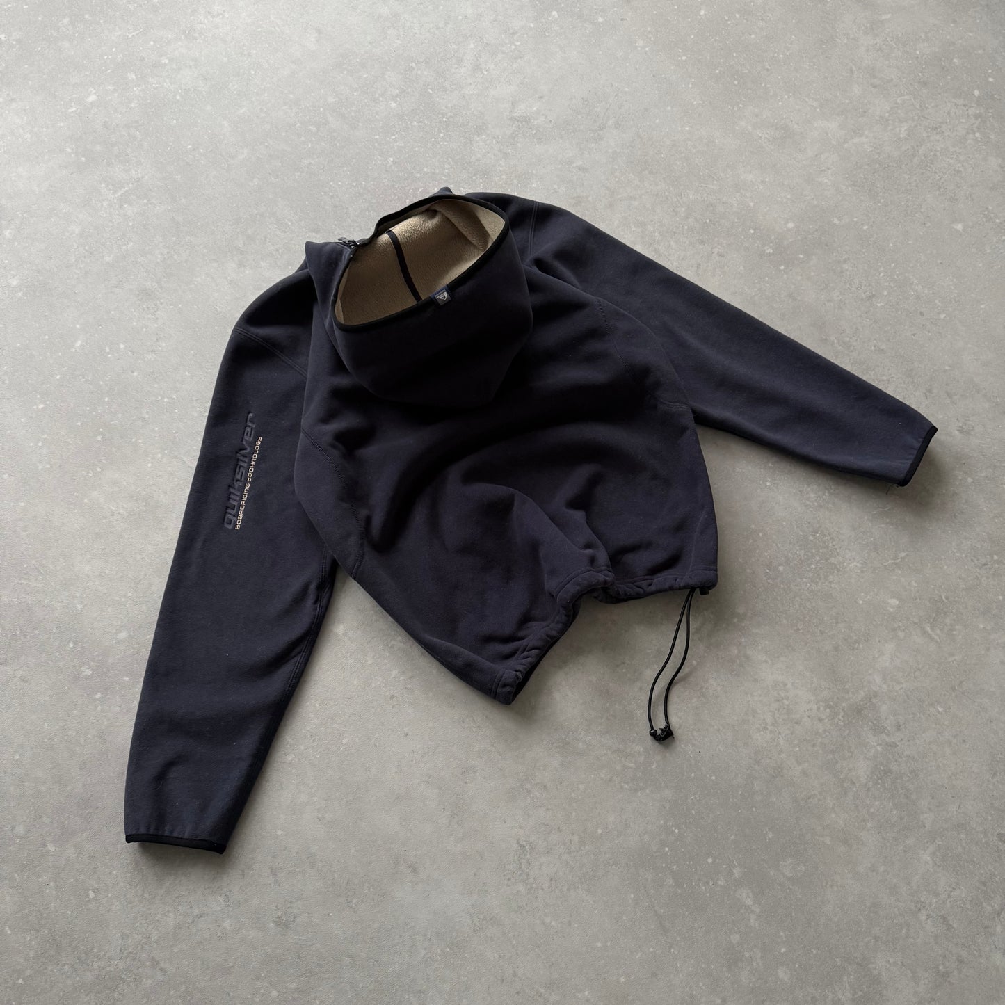 00’s Quiksilver Shoulder Zip Hoodie (S)