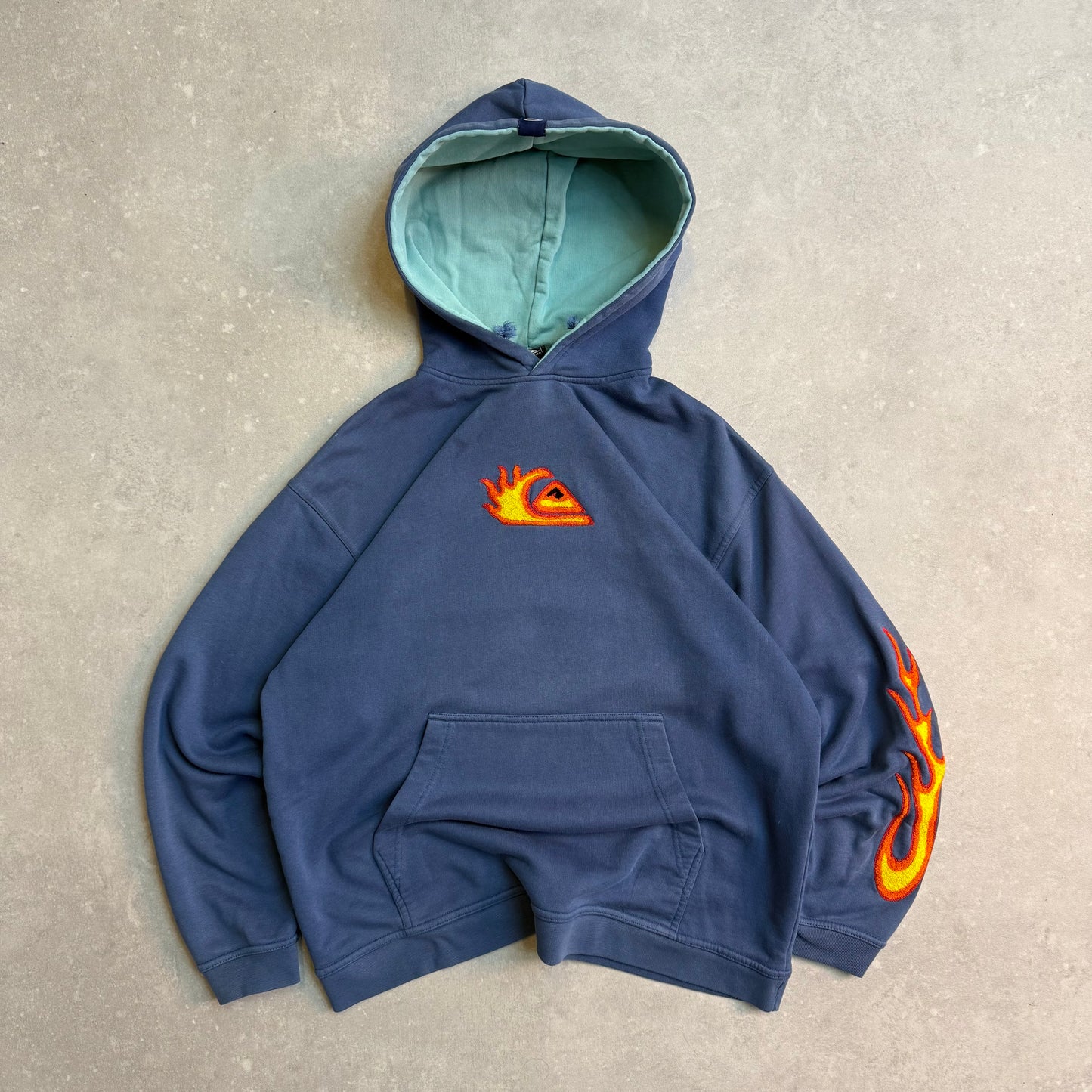 00’s Quiksilver Flame Hoodie