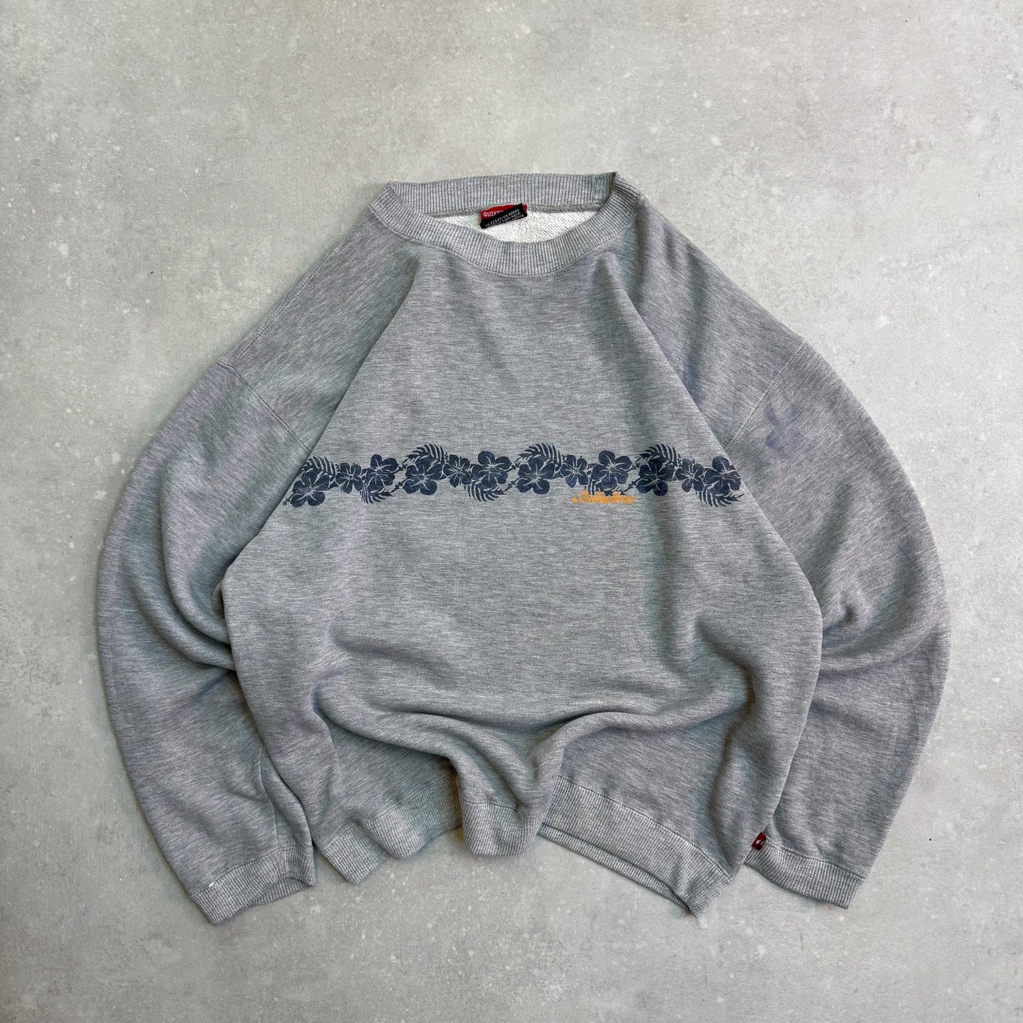 90’s Quiksilver Floral Sweatshirt (XL)