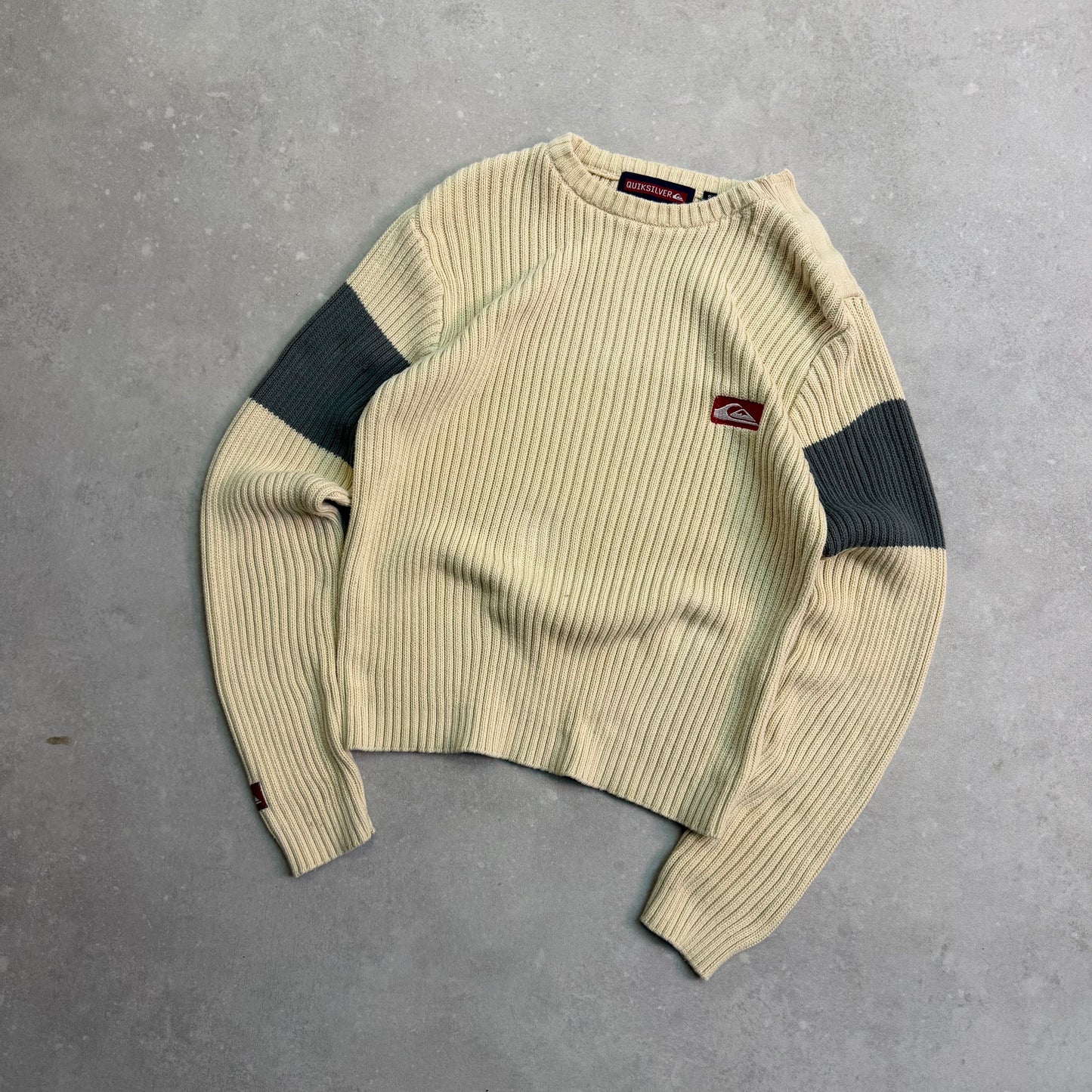 00’s Quiksilver Cable Knit Jumper (M)