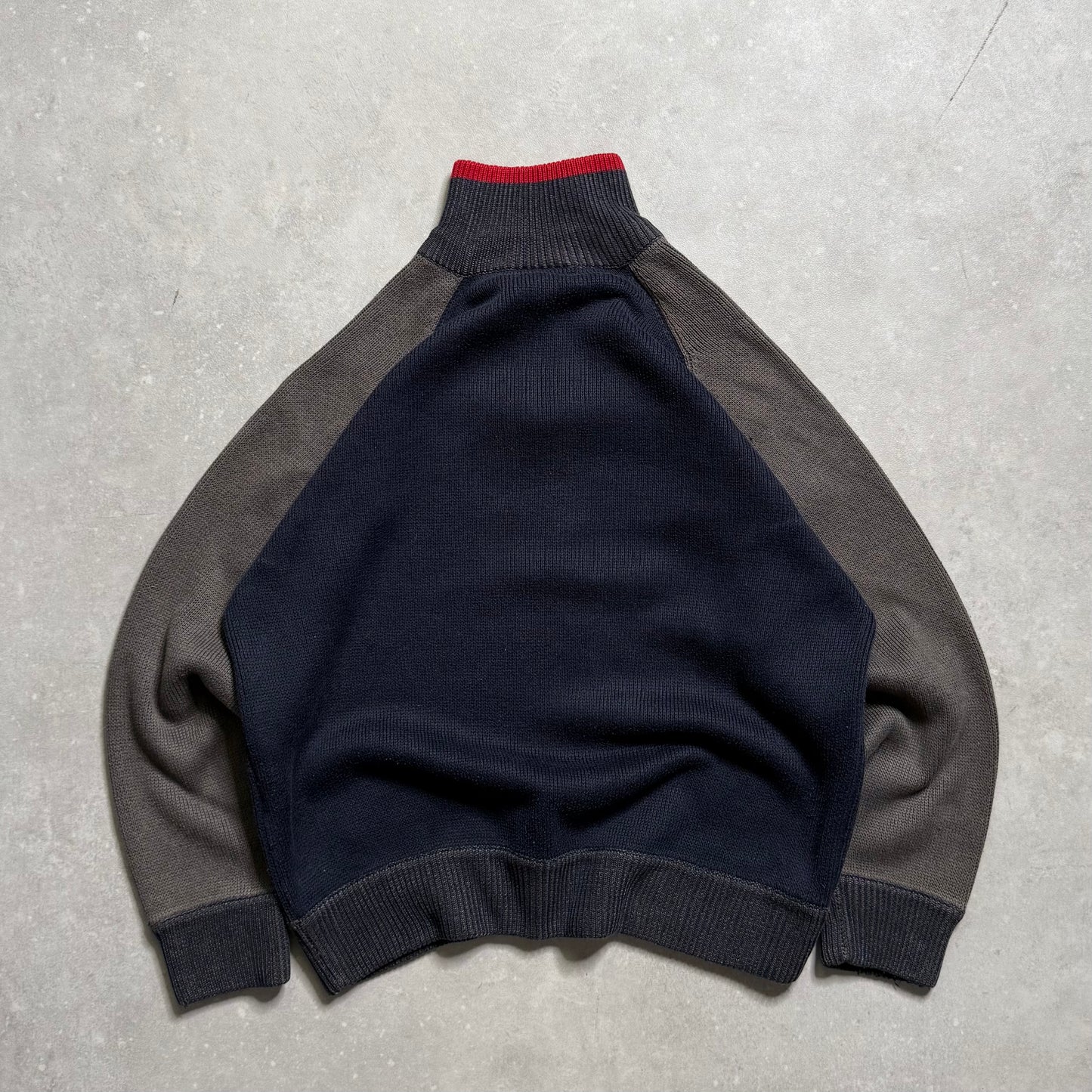00’s Quiksilver 1/4 Zip Knit Jumper (S)