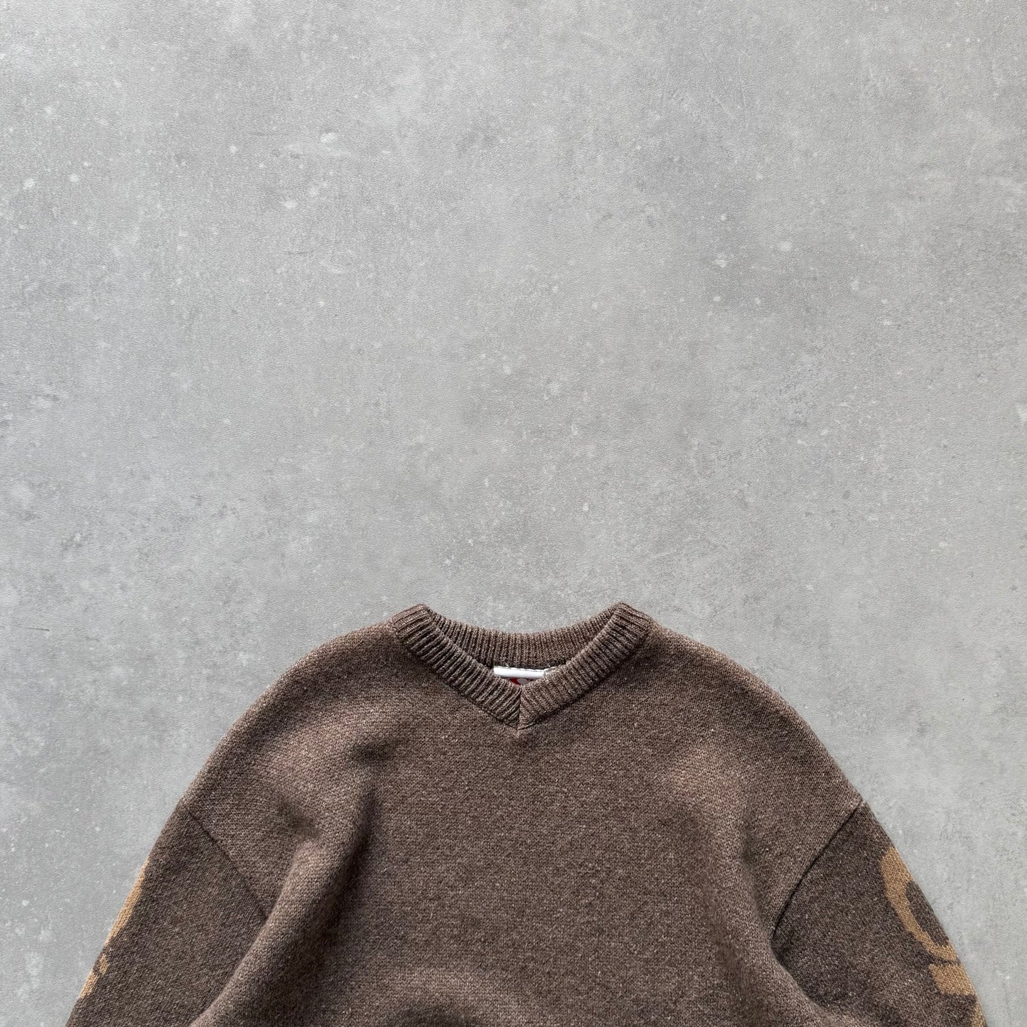 Vintage O'Neill V-Neck Knit Jumper (L)