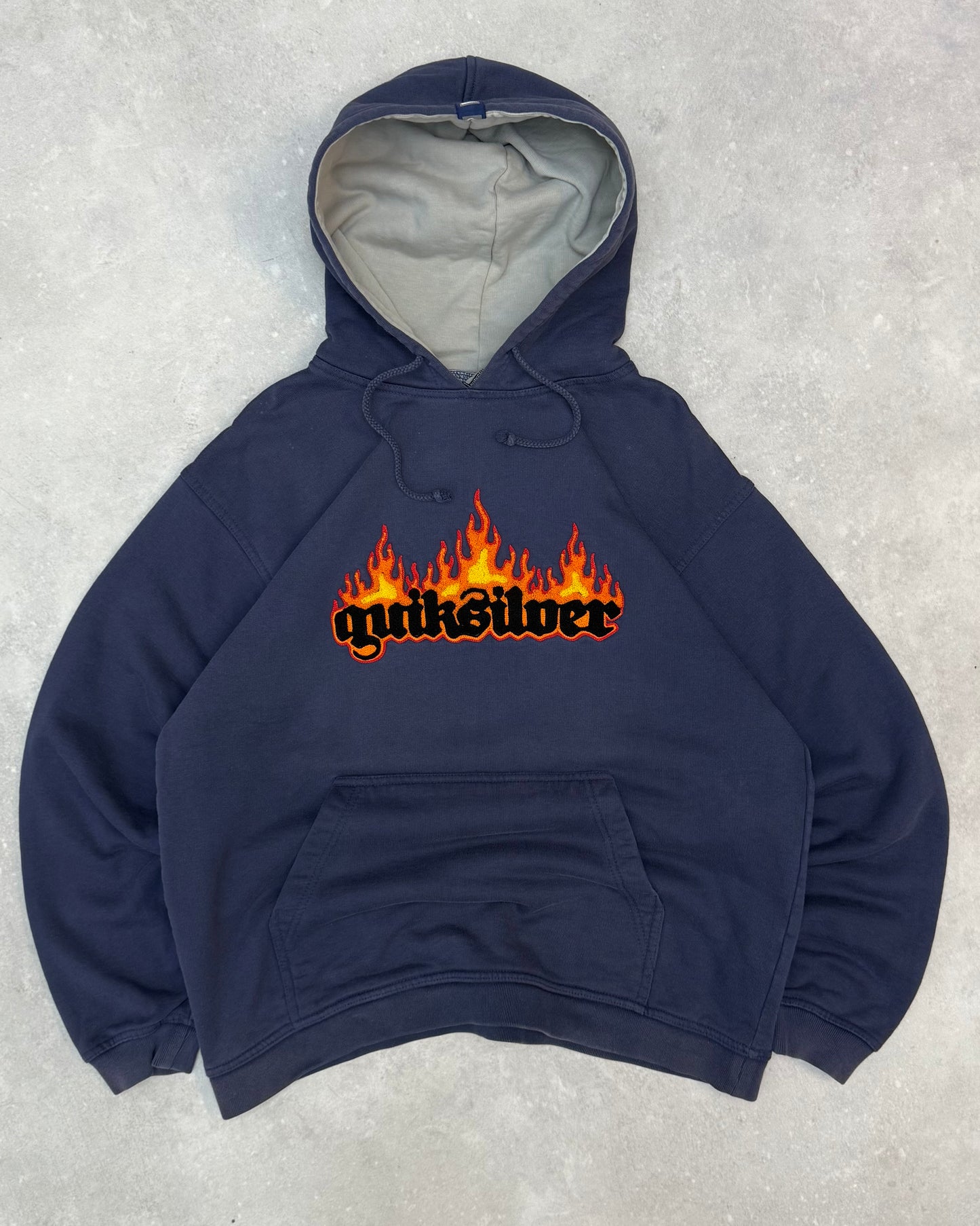 00’s Quiksilver Flame Hoodie