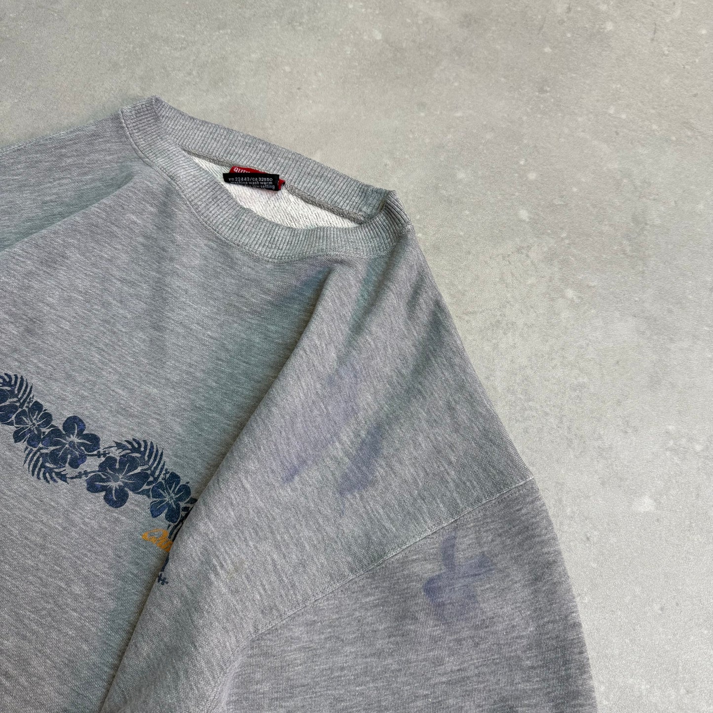90’s Quiksilver Floral Sweatshirt (XL)