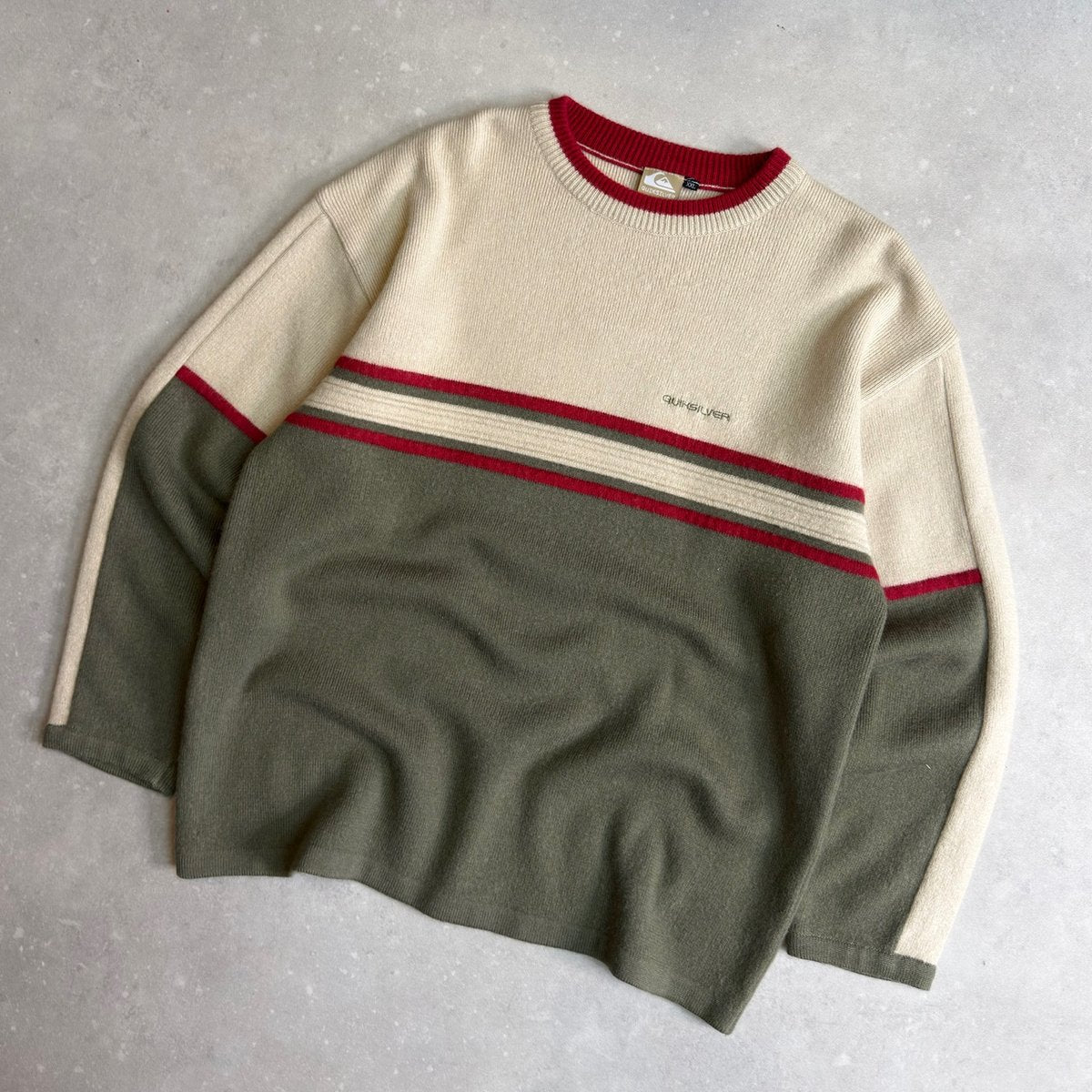 00's Quiksilver Knit Jumper (XXL)