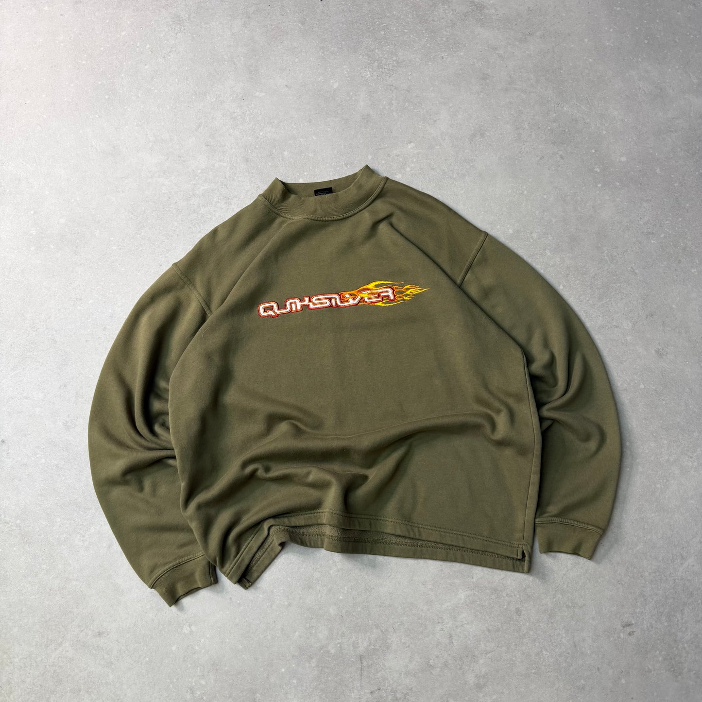 00’s Quiksilver Flame Sweatshirt (L)