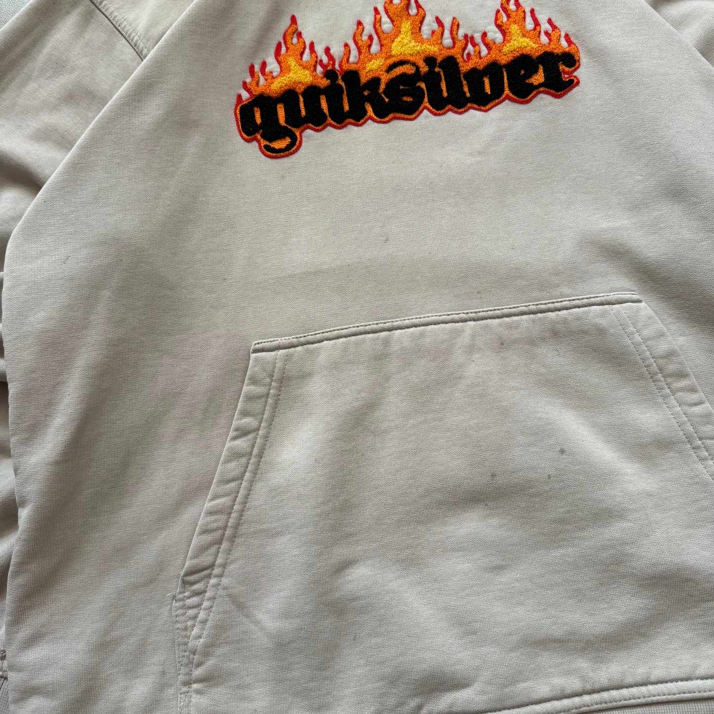 00’s Quiksilver Flame Hoodie (L)