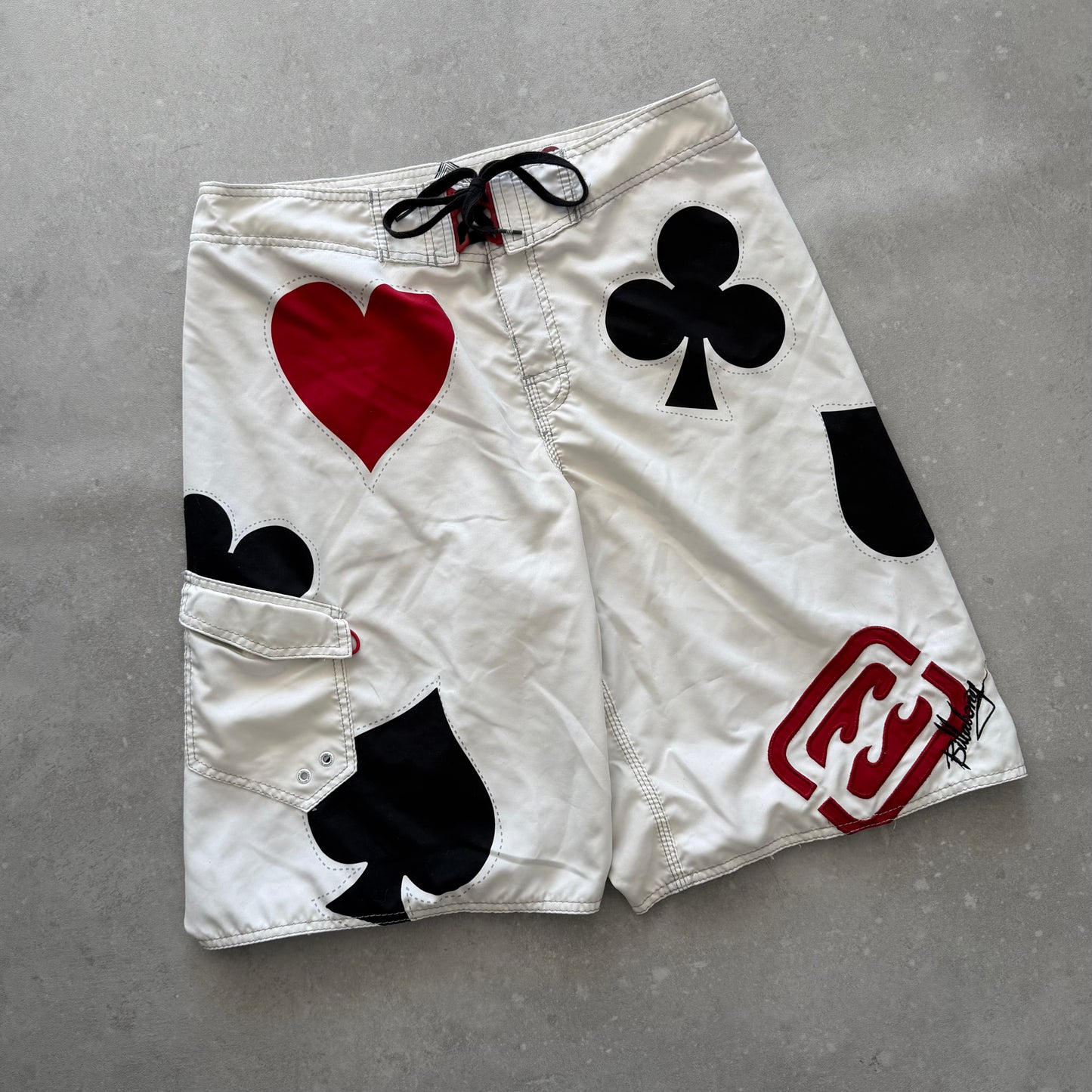 00’s Billabong Taj Burrow Royal Flush Boardshorts (34)