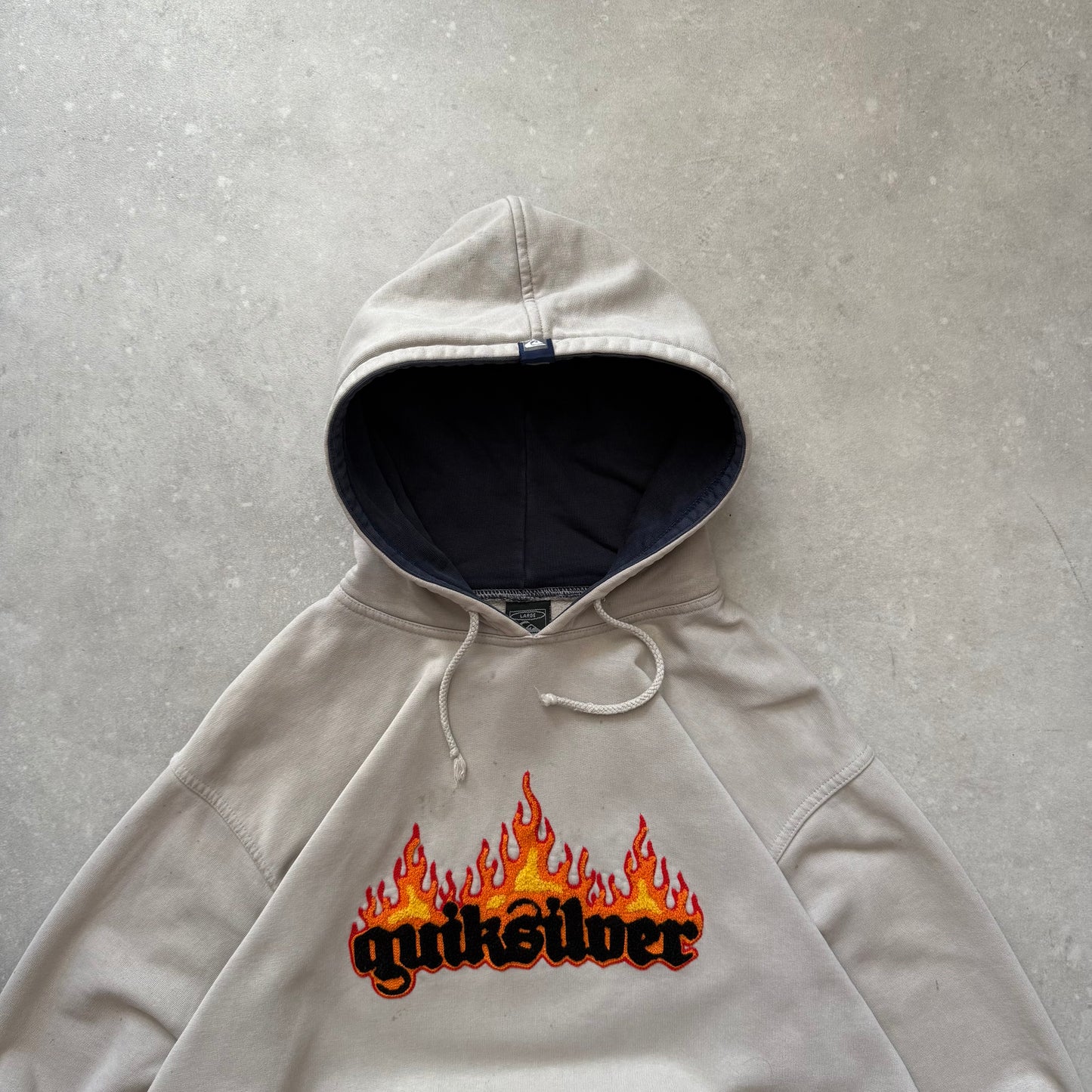 00’s Quiksilver Flame Hoodie (L)
