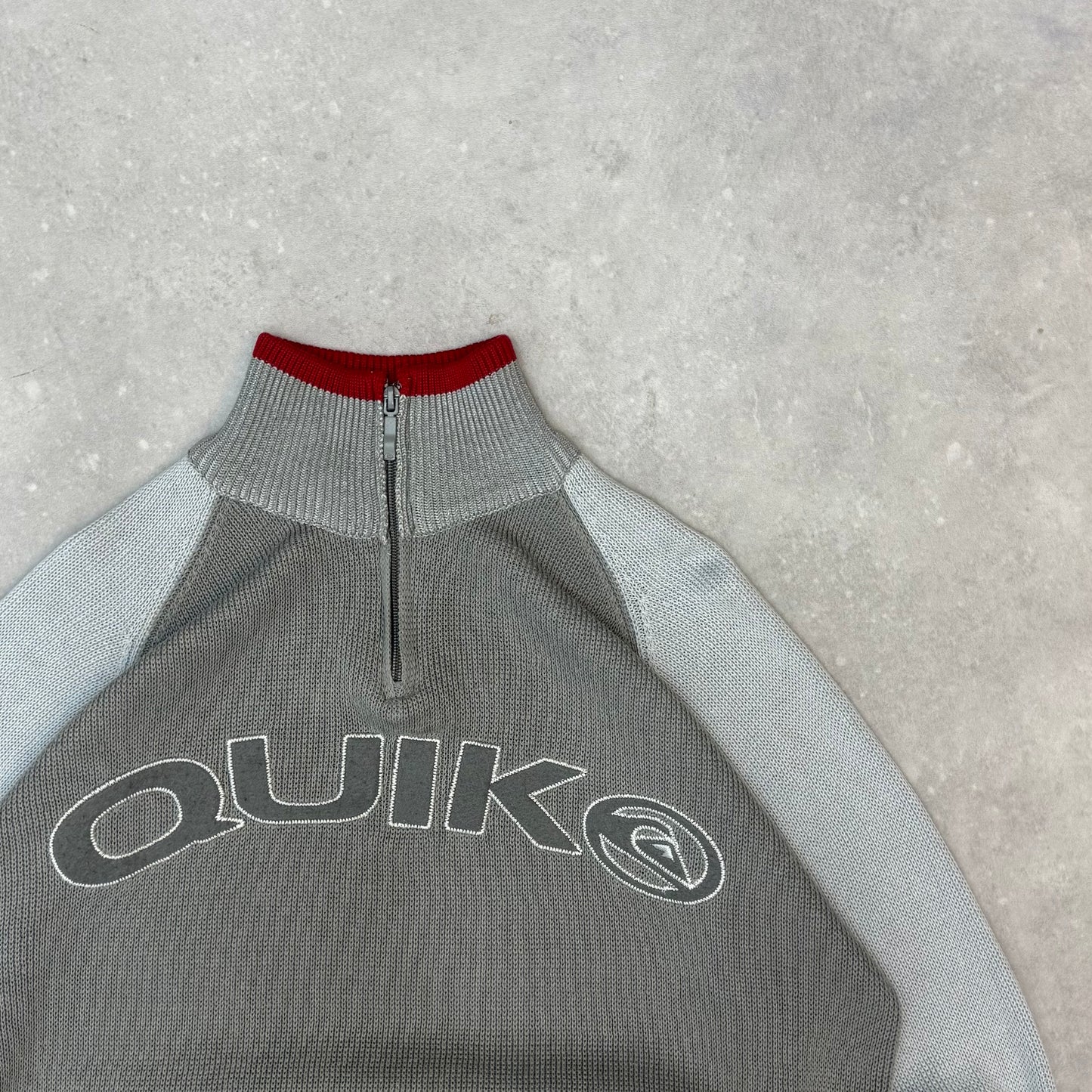 00’s Quiksilver 1/4 Zip Knit Jumper