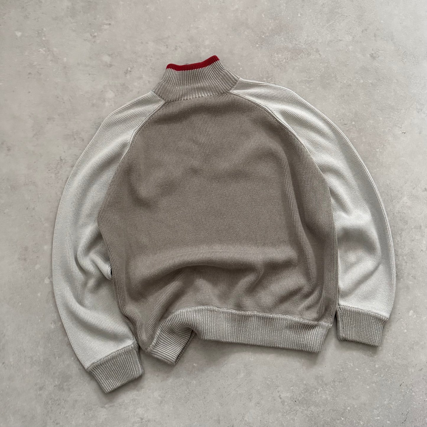00’s Quiksilver 1/4 Zip Knit Jumper (S)