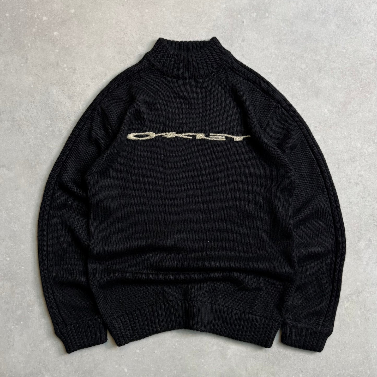 00's Oakley Turtleneck Knit Jumper (L)