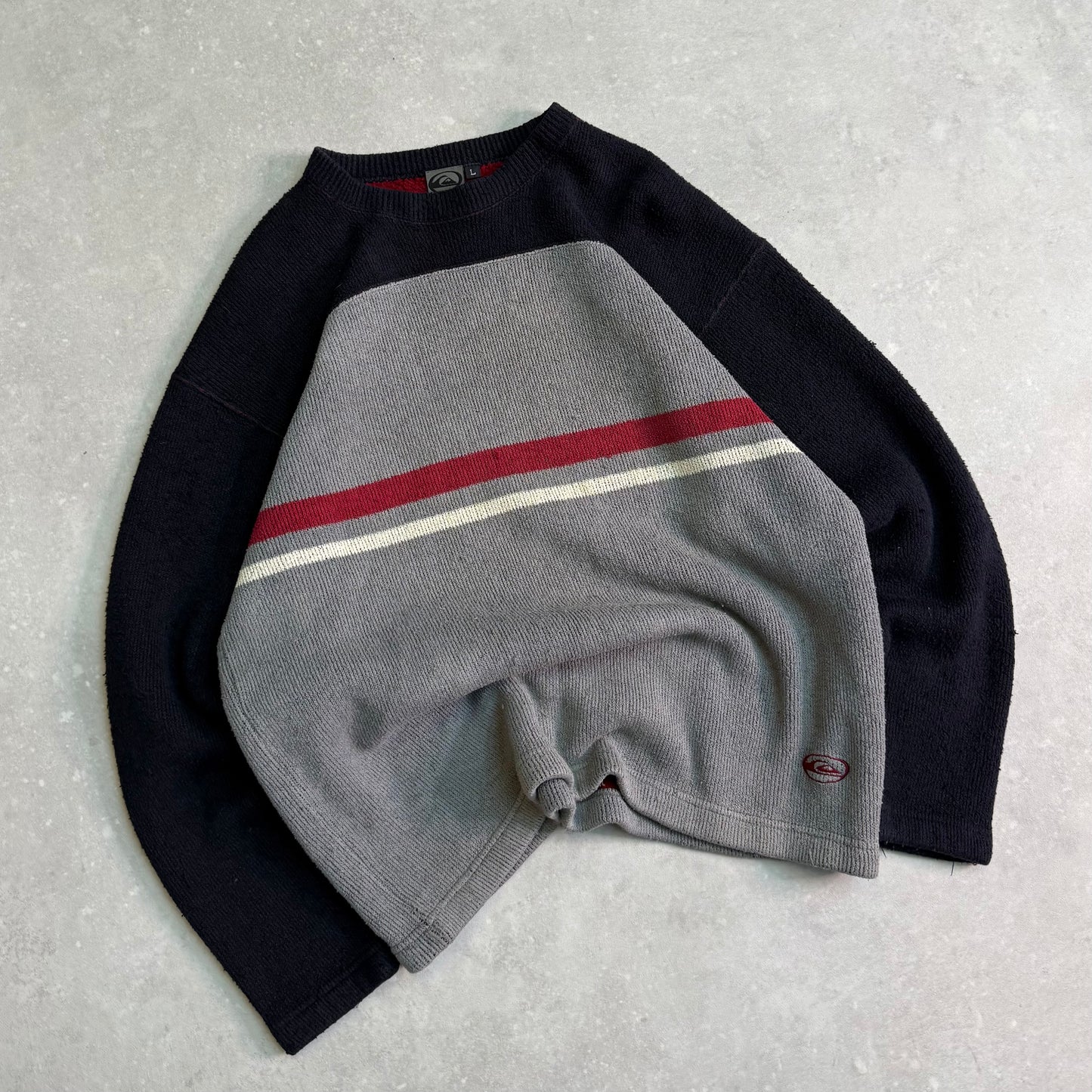 00’s Quiksilver Knit Sweatshirt (L)