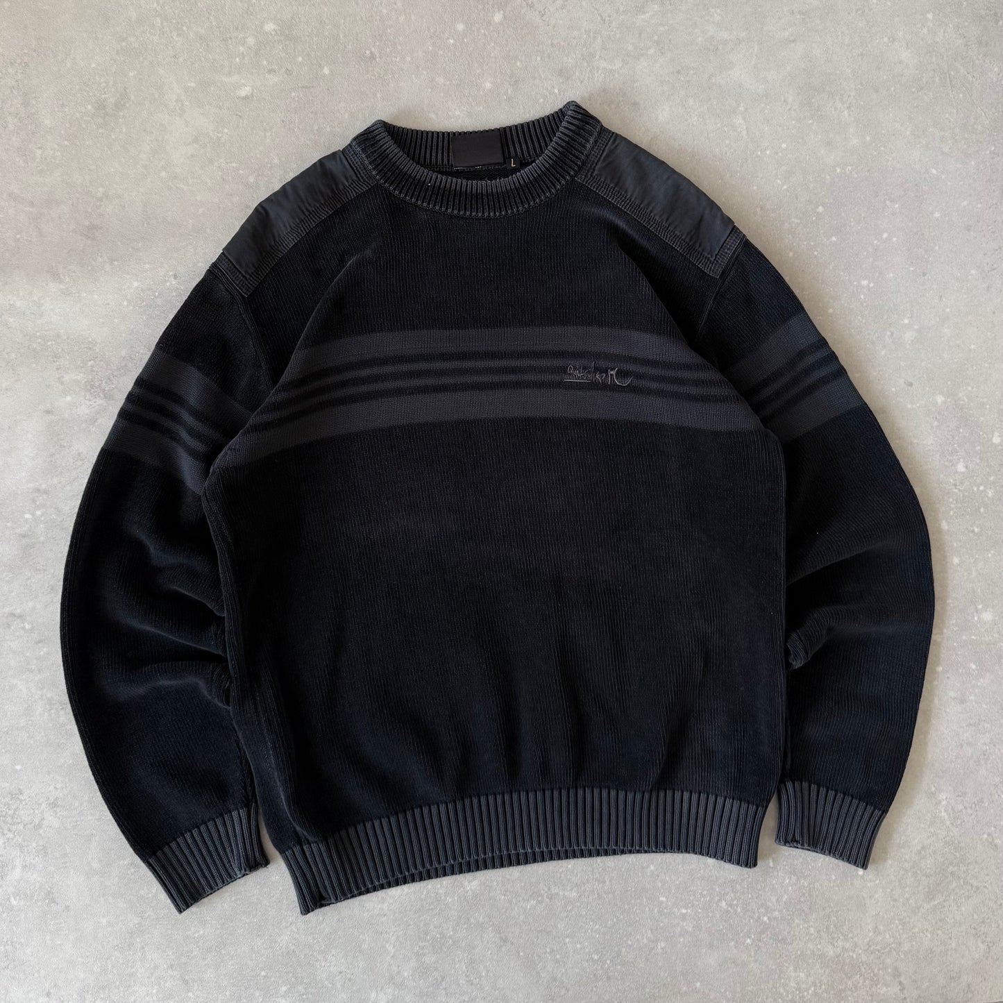 00’s Quiksilver Corduroy Knit Jumper (M)
