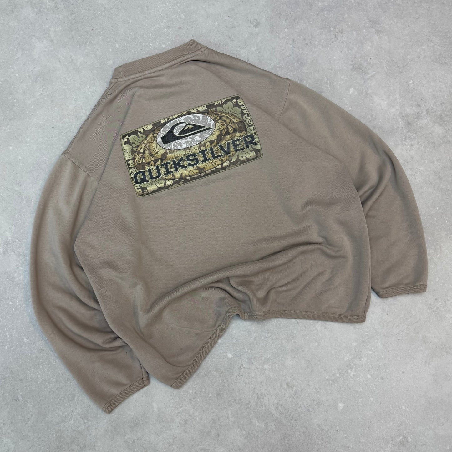 90’s Quiksilver Floral Sweatshirt (L)