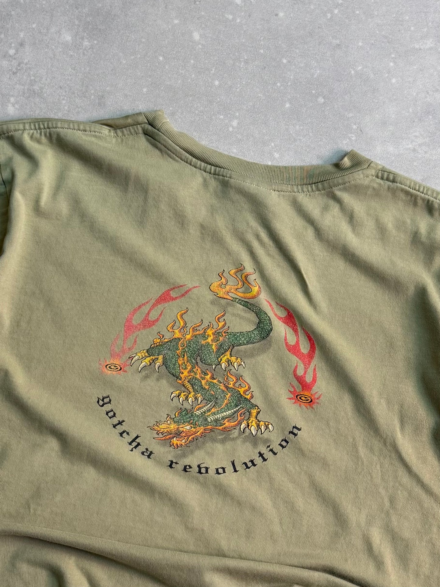 00’s Gotcha Dragon T-shirt (M)