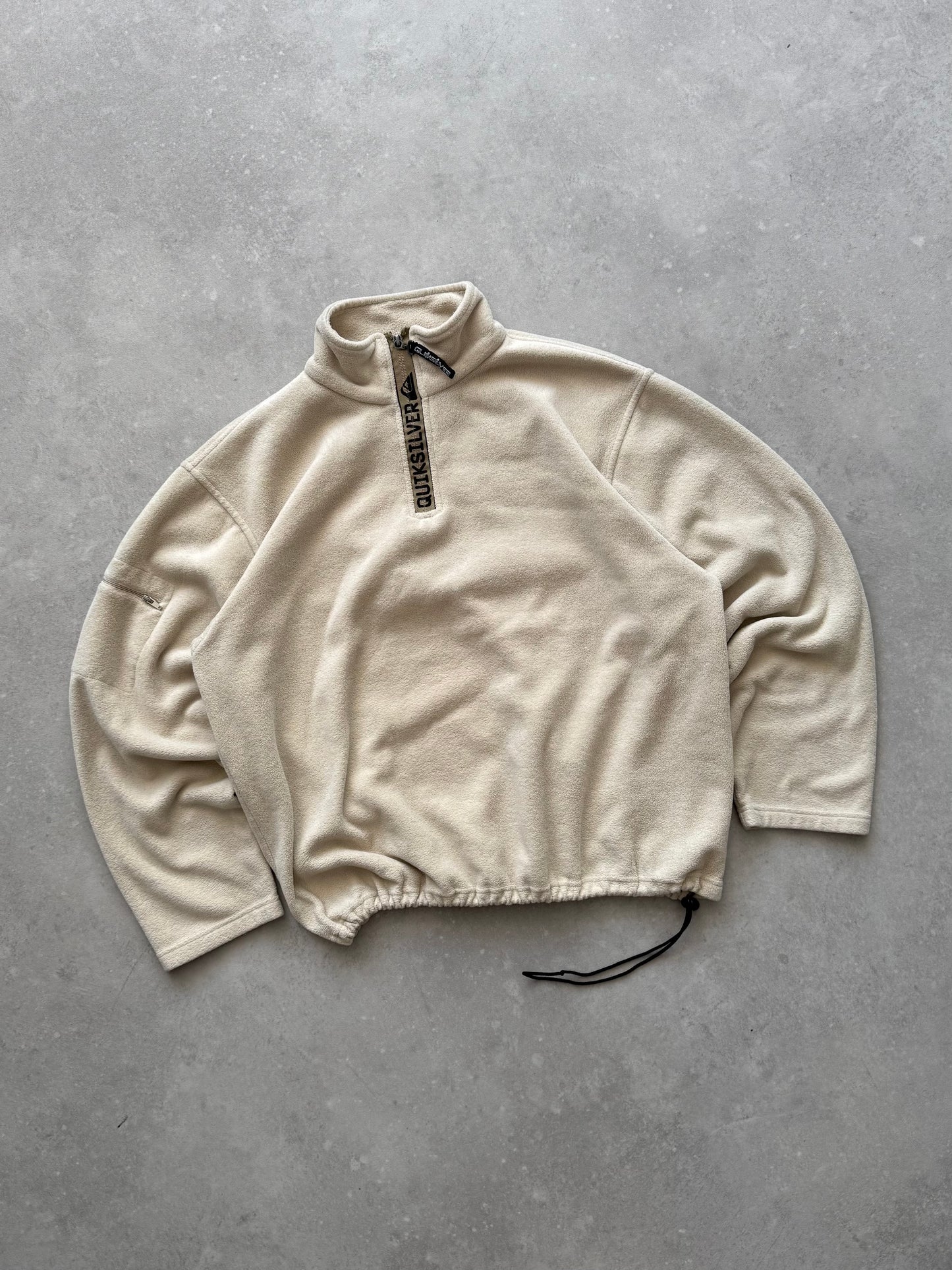 Vintage Quiksilver 1/4 Zip Fleece Jumper (M)