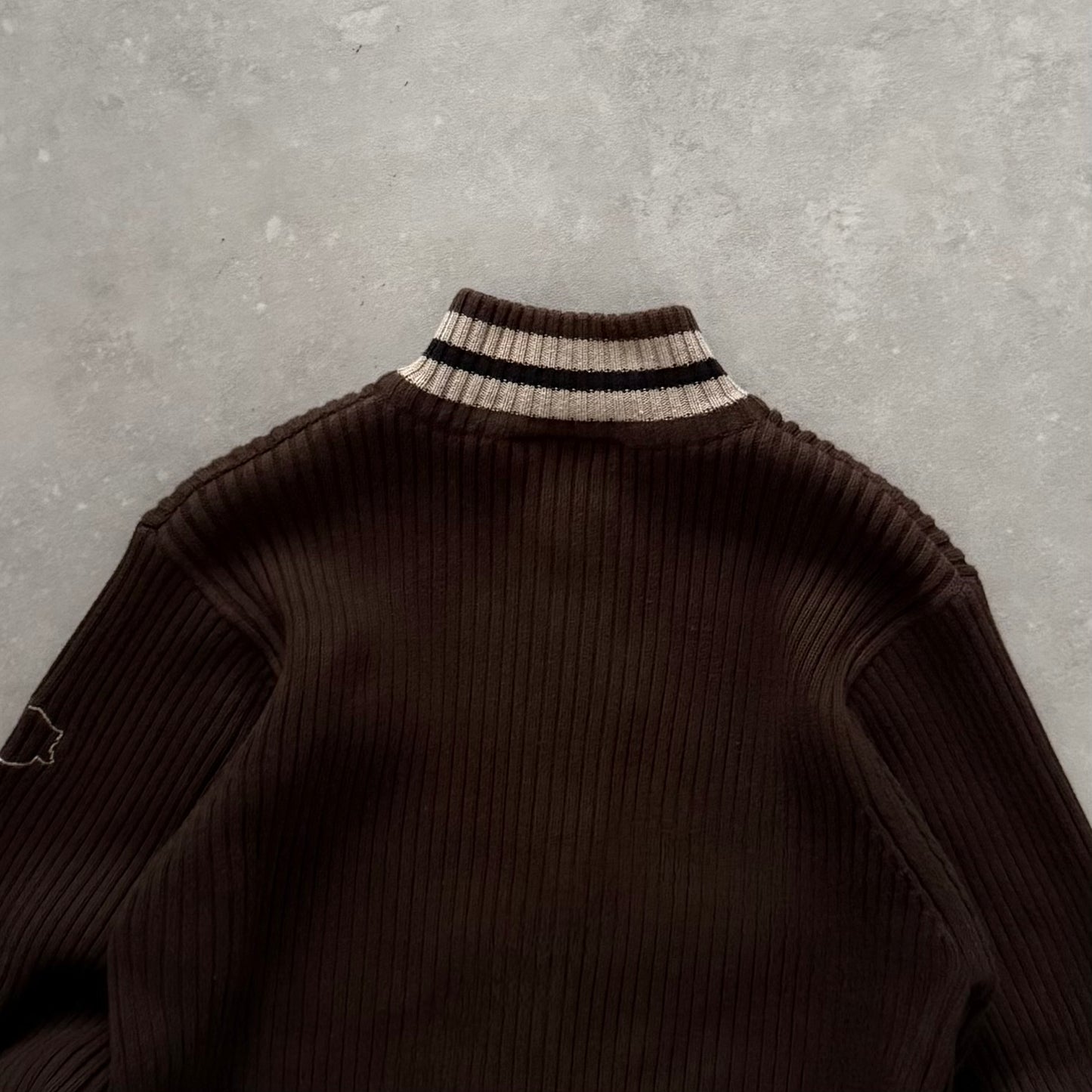 00’s Quiksilver Full Zip Knit Jumper (S)