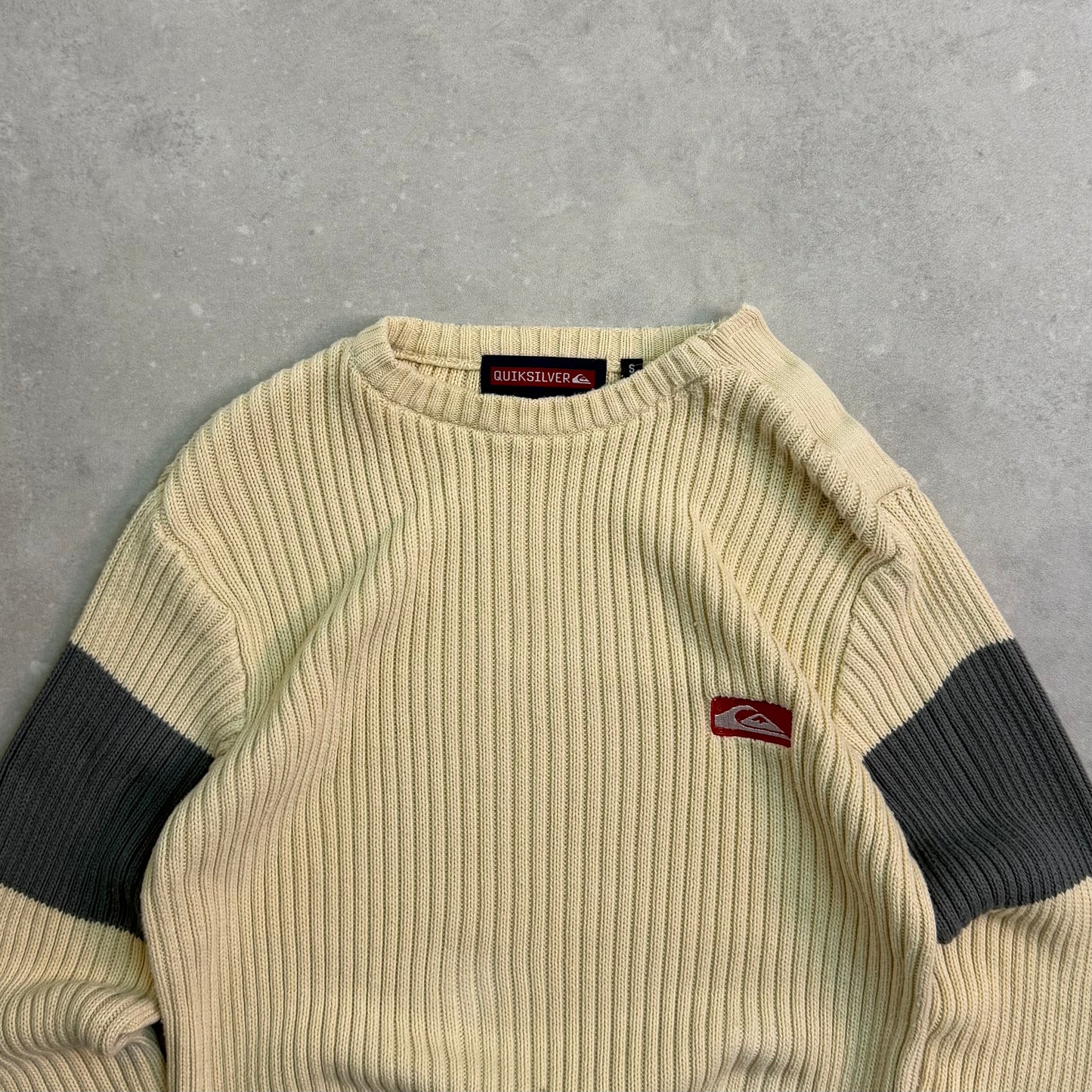 00’s Quiksilver Cable Knit Jumper (M)