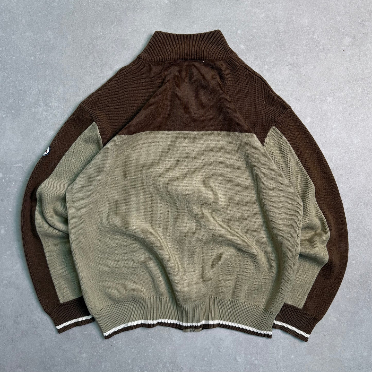 00’s Quiksilver Zip Up Knit Jumper (L)