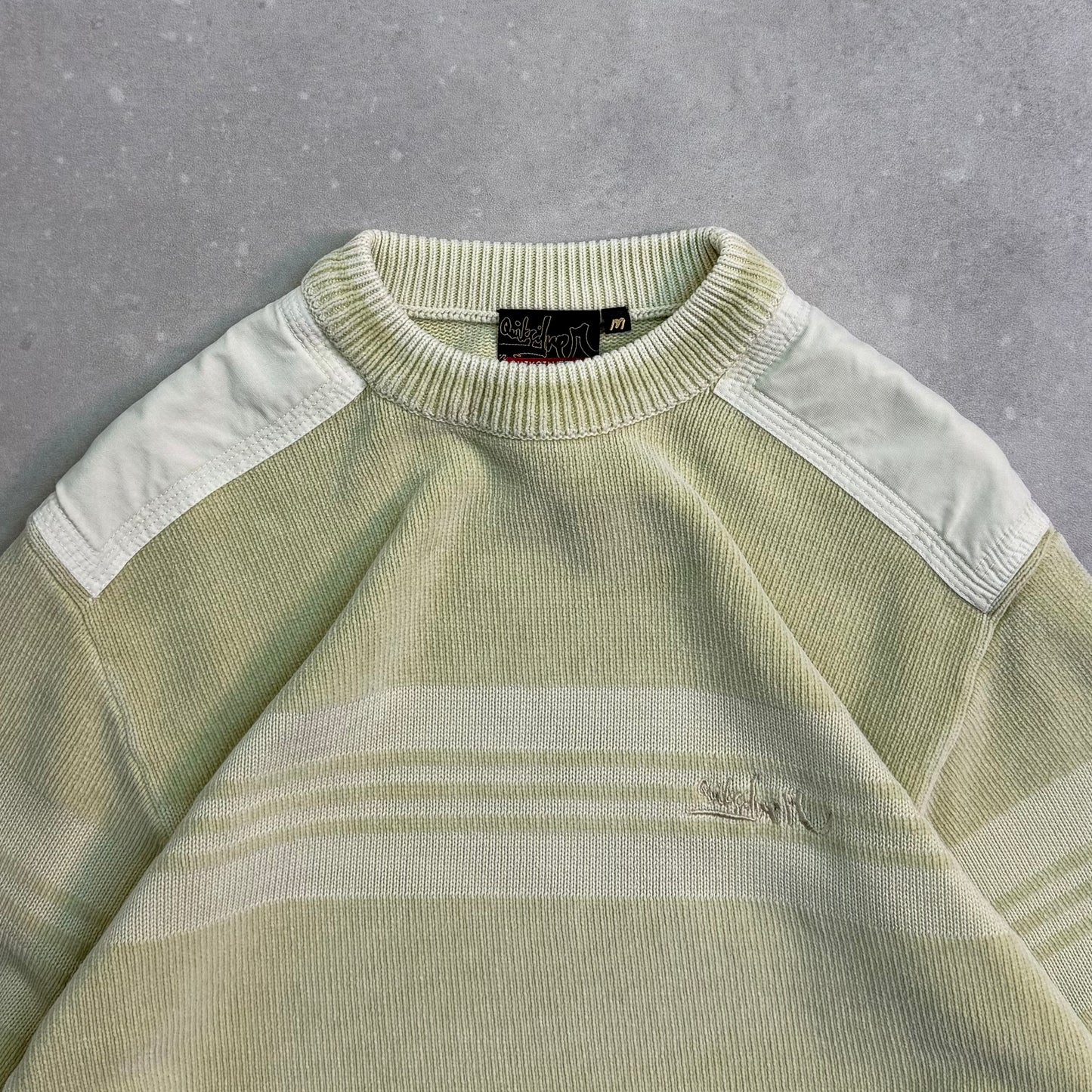 00’s Quiksilver Corduroy Knit Jumper (M)