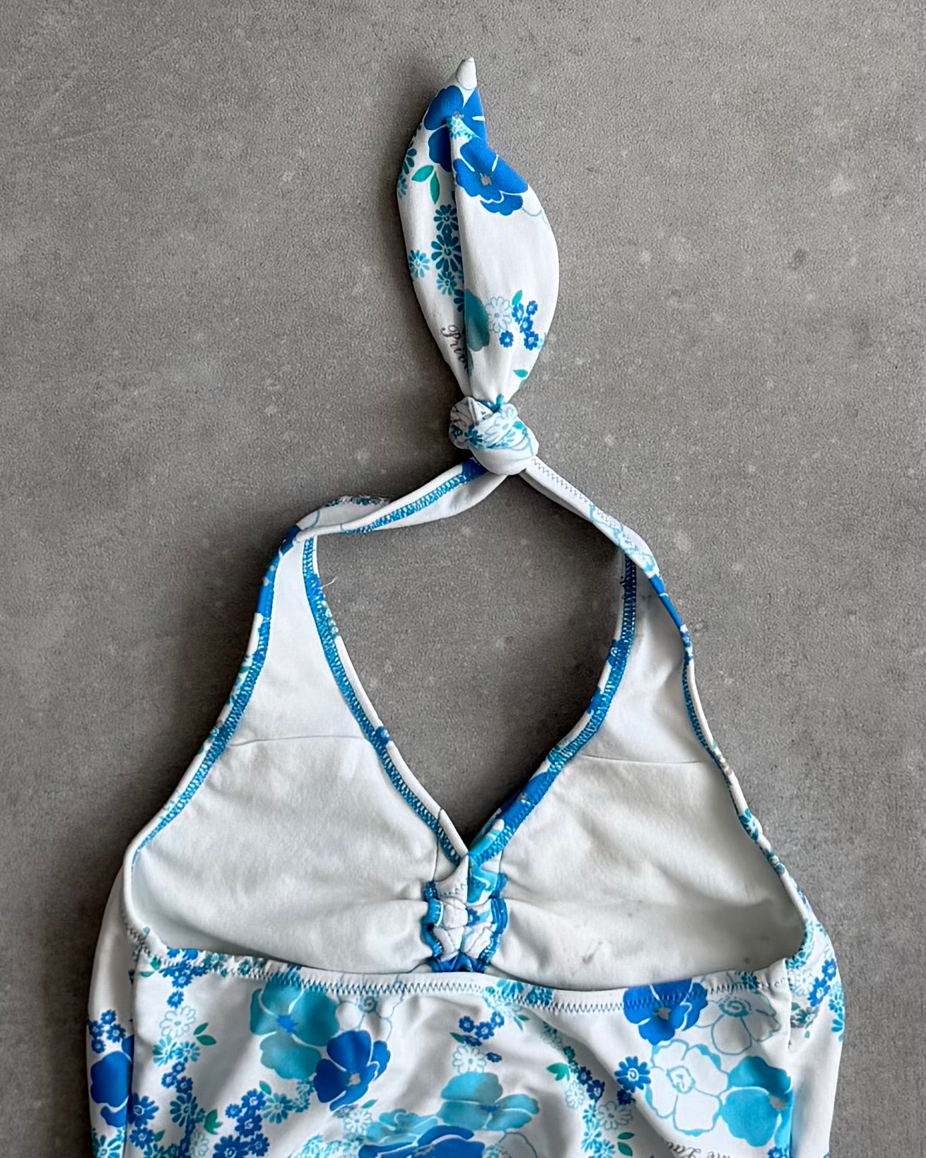 Y2K TanKini Halter Top (M)