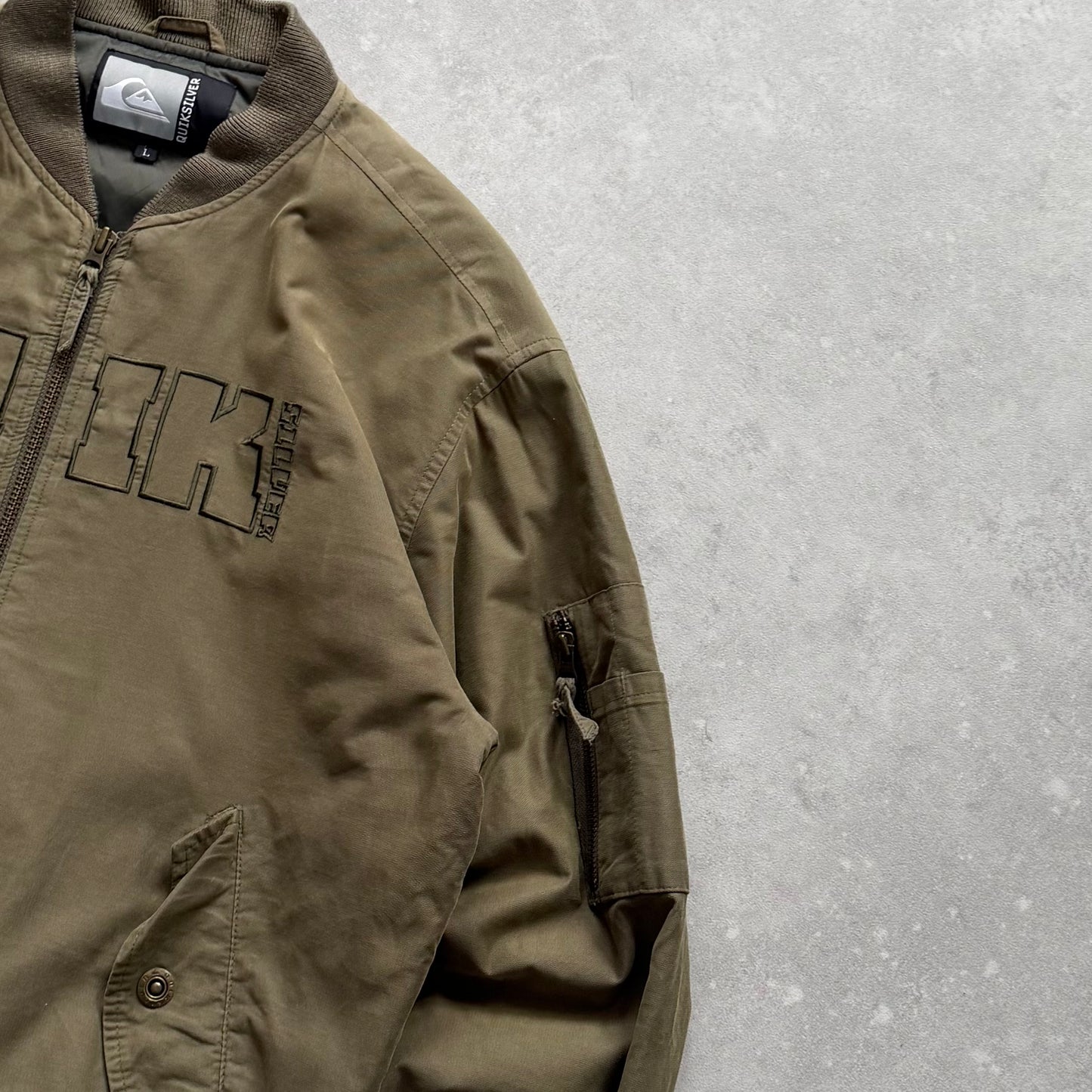 00’s Quiksilver Bomber Jacket (M)