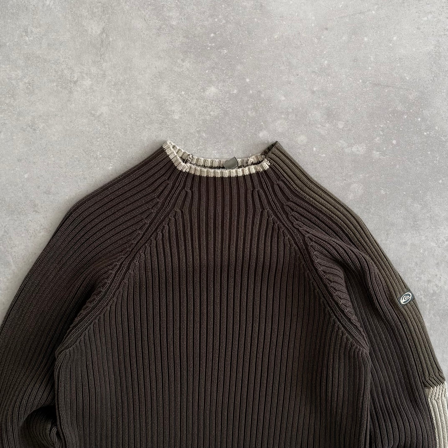00’s Quiksilver Cable Knit Jumper (L)