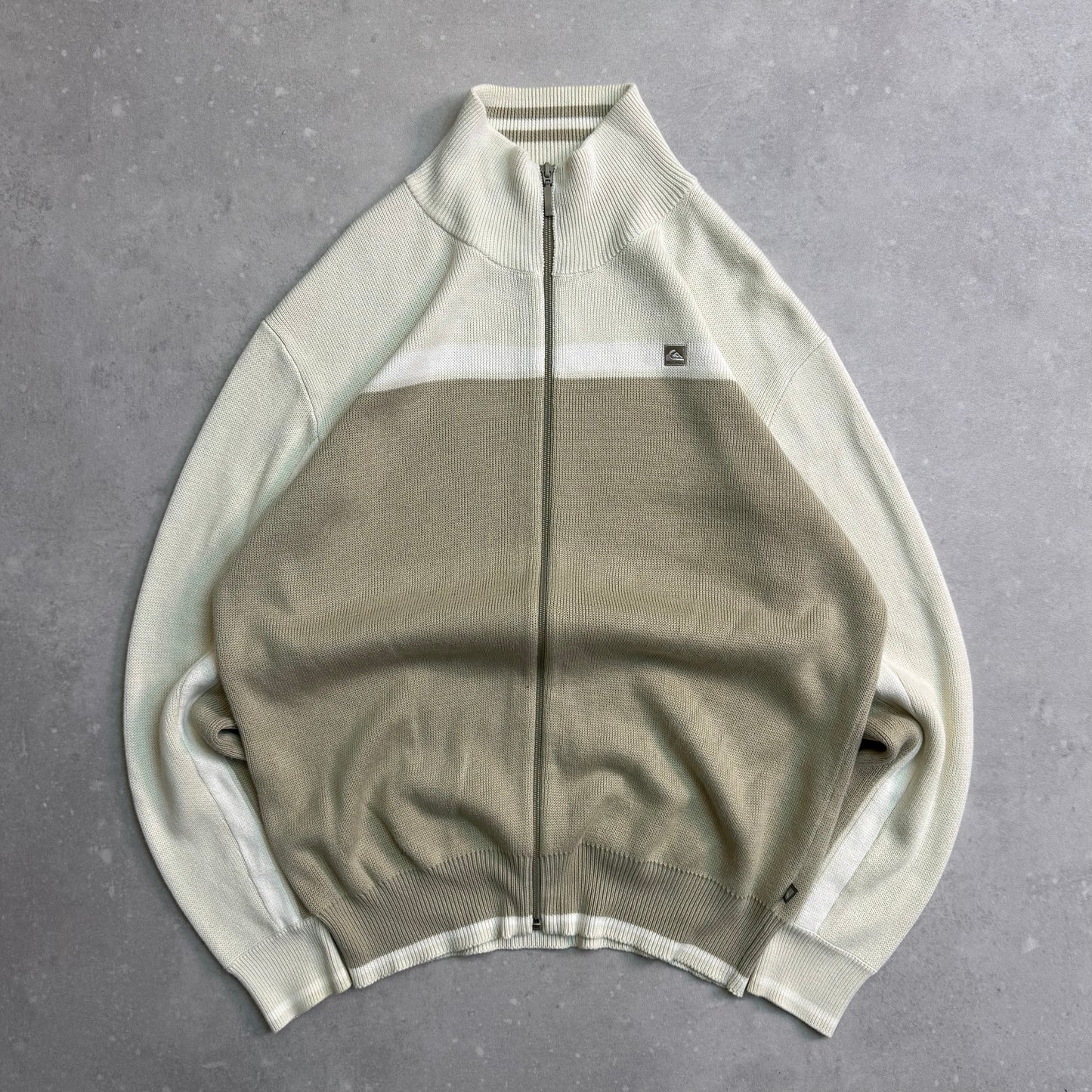 00’s Quiksilver Full Zip Knit Jumper (L)