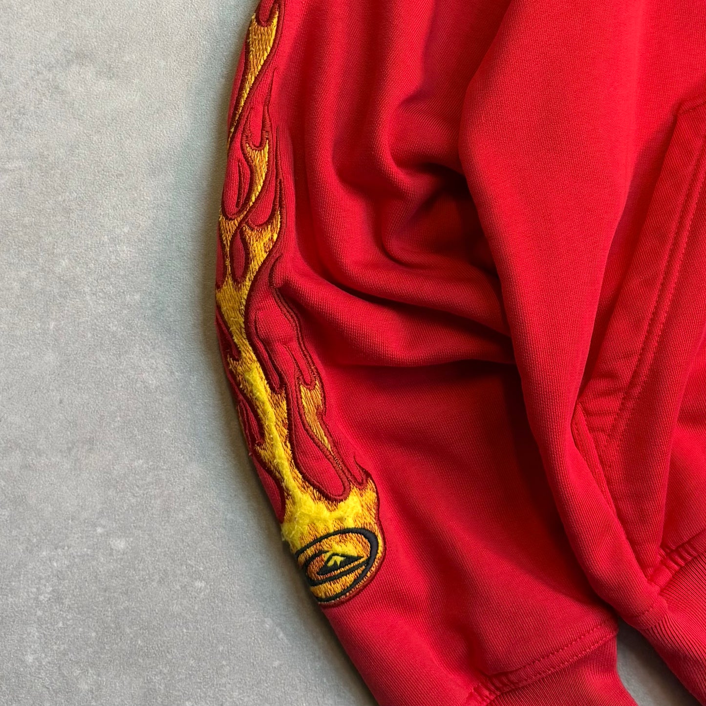 00's Flame Zip Up Hoodie (M)