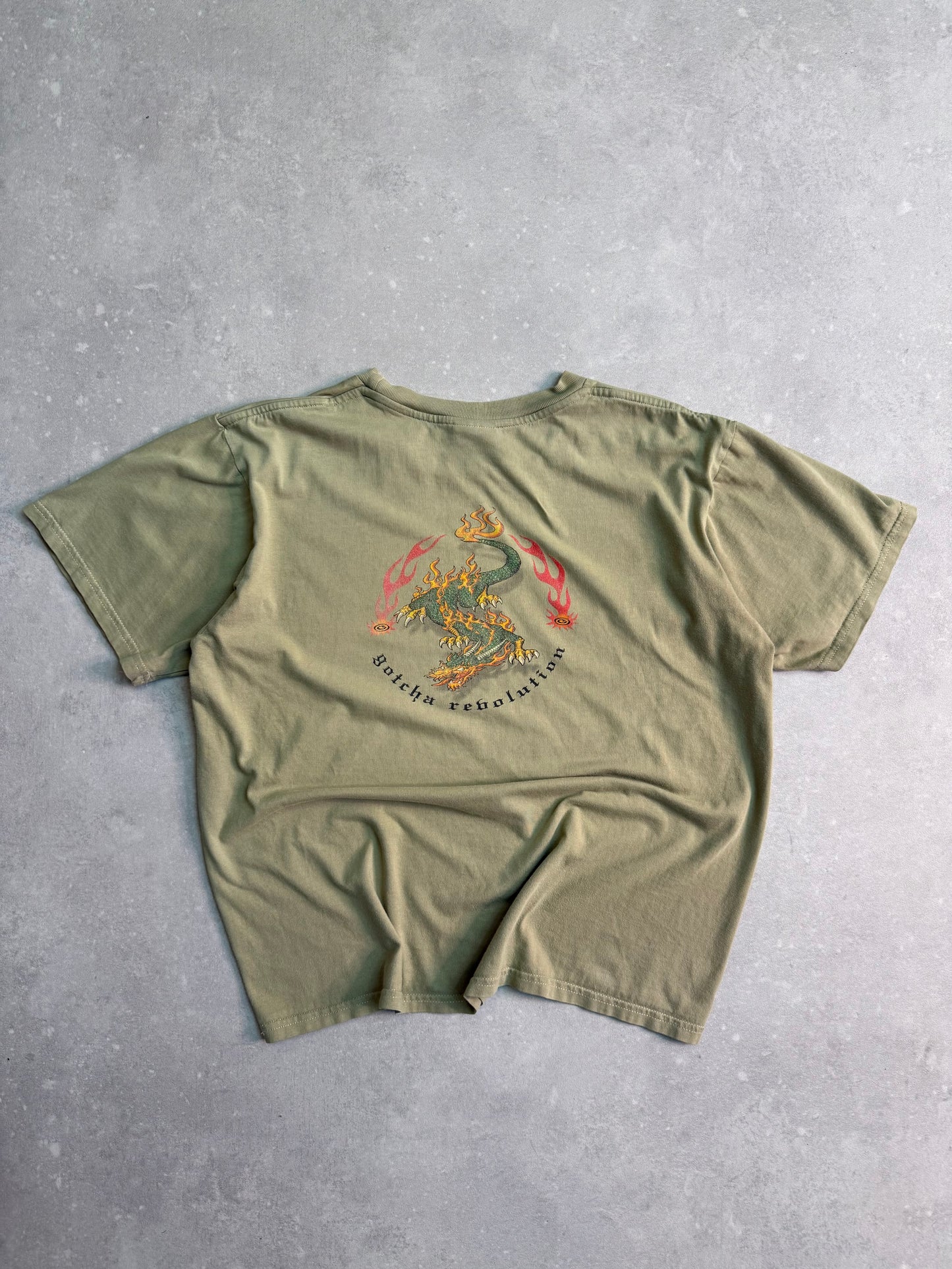 00’s Gotcha Dragon T-shirt (M)