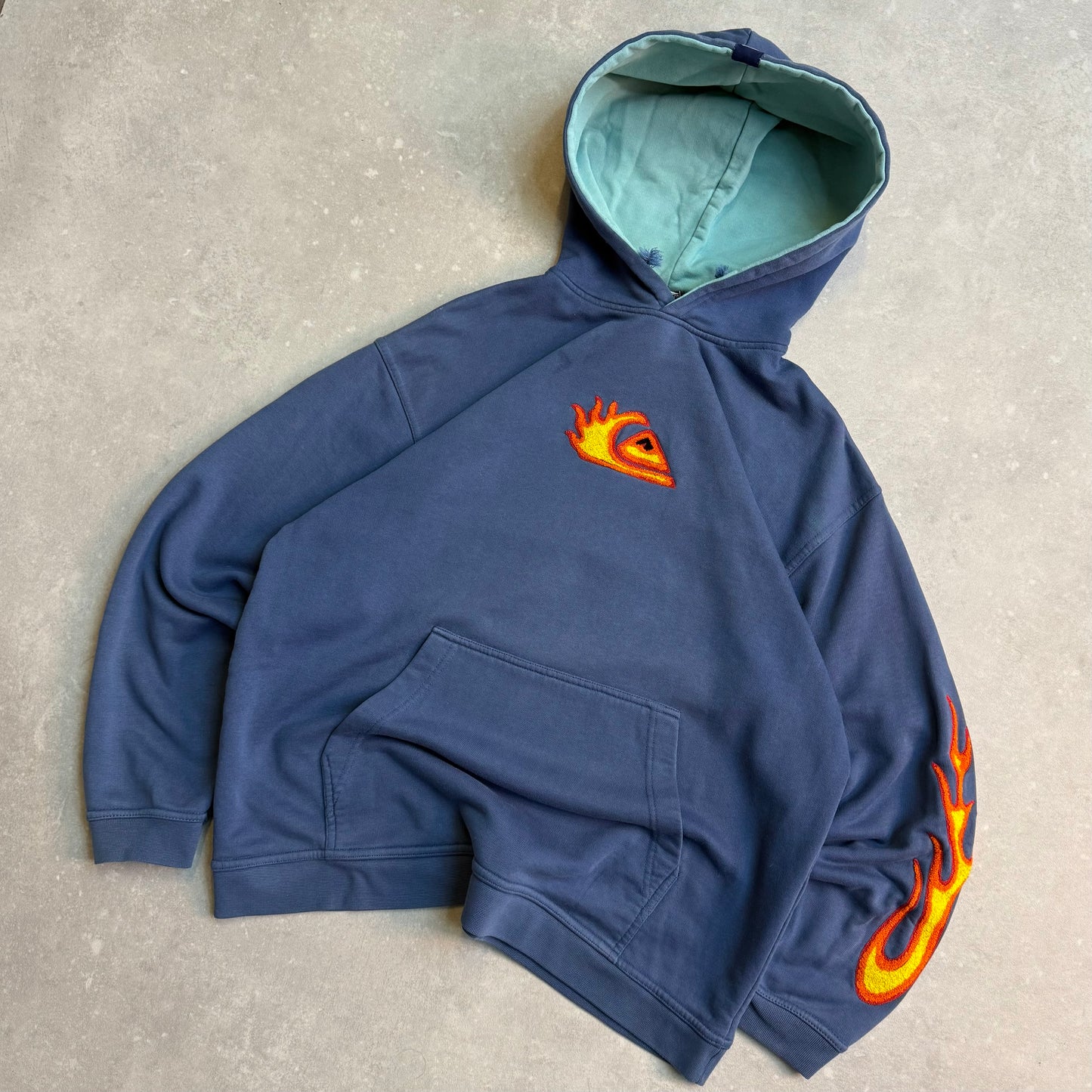 00’s Quiksilver Flame Hoodie