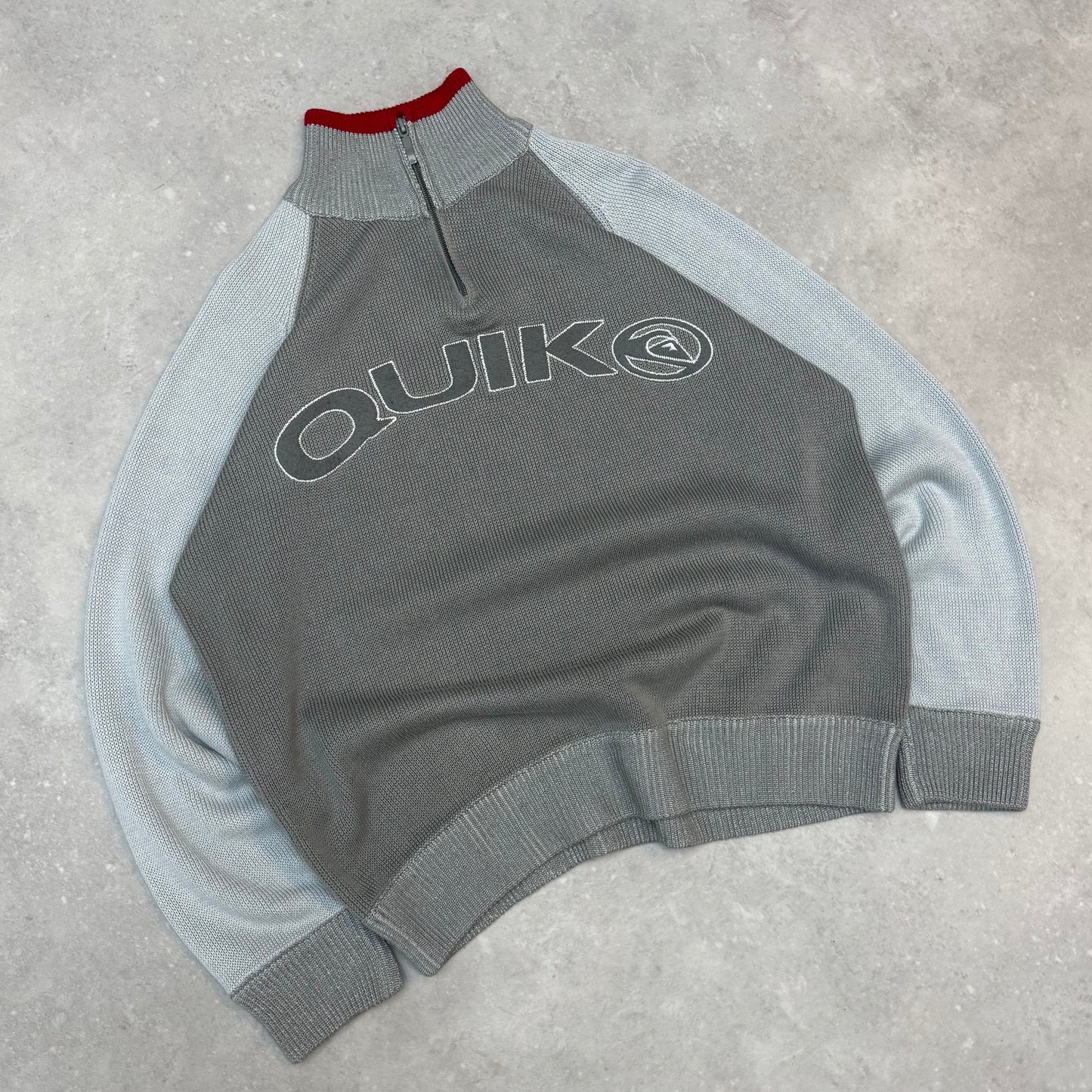 00’s Quiksilver 1/4 Zip Knit Jumper