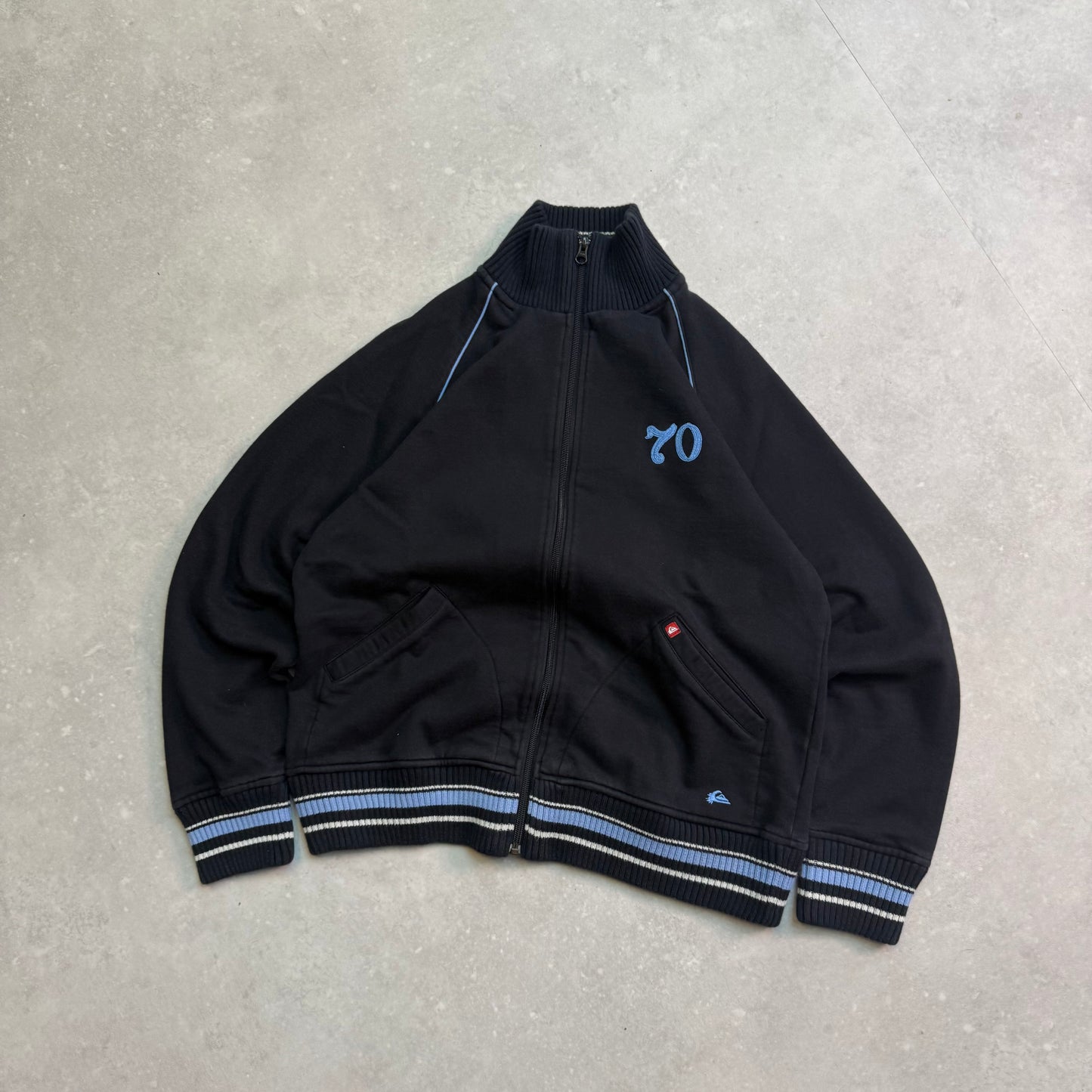 00’s Quiksilver Zip up Sweatshirt (M)