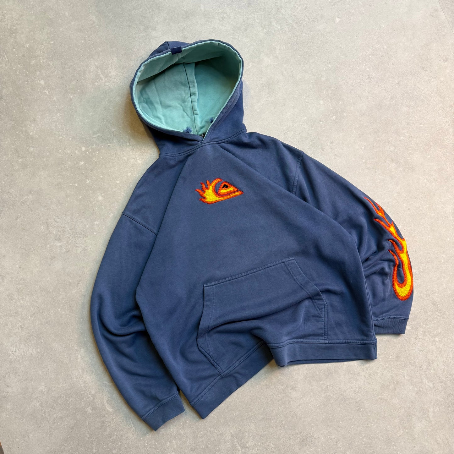 00’s Quiksilver Flame Hoodie