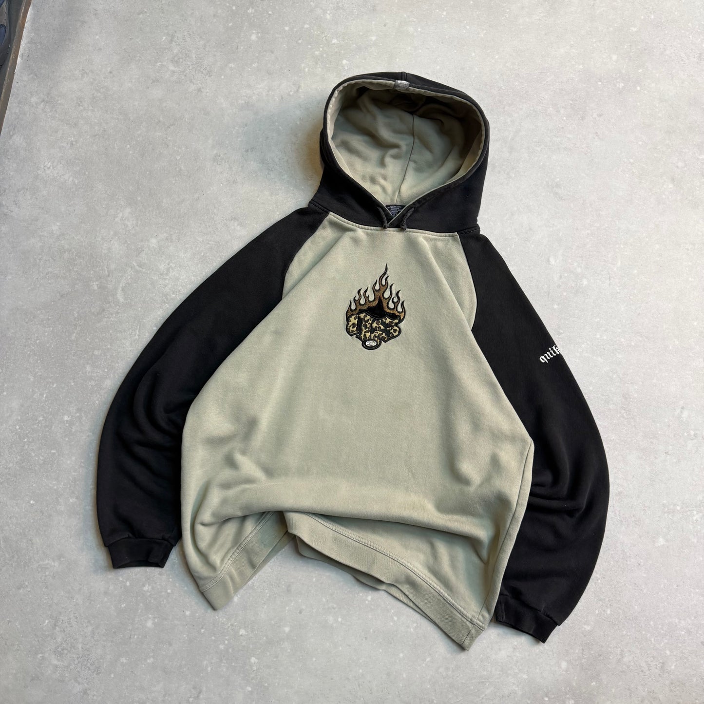 00’s Quiksilver Flame Hoodie