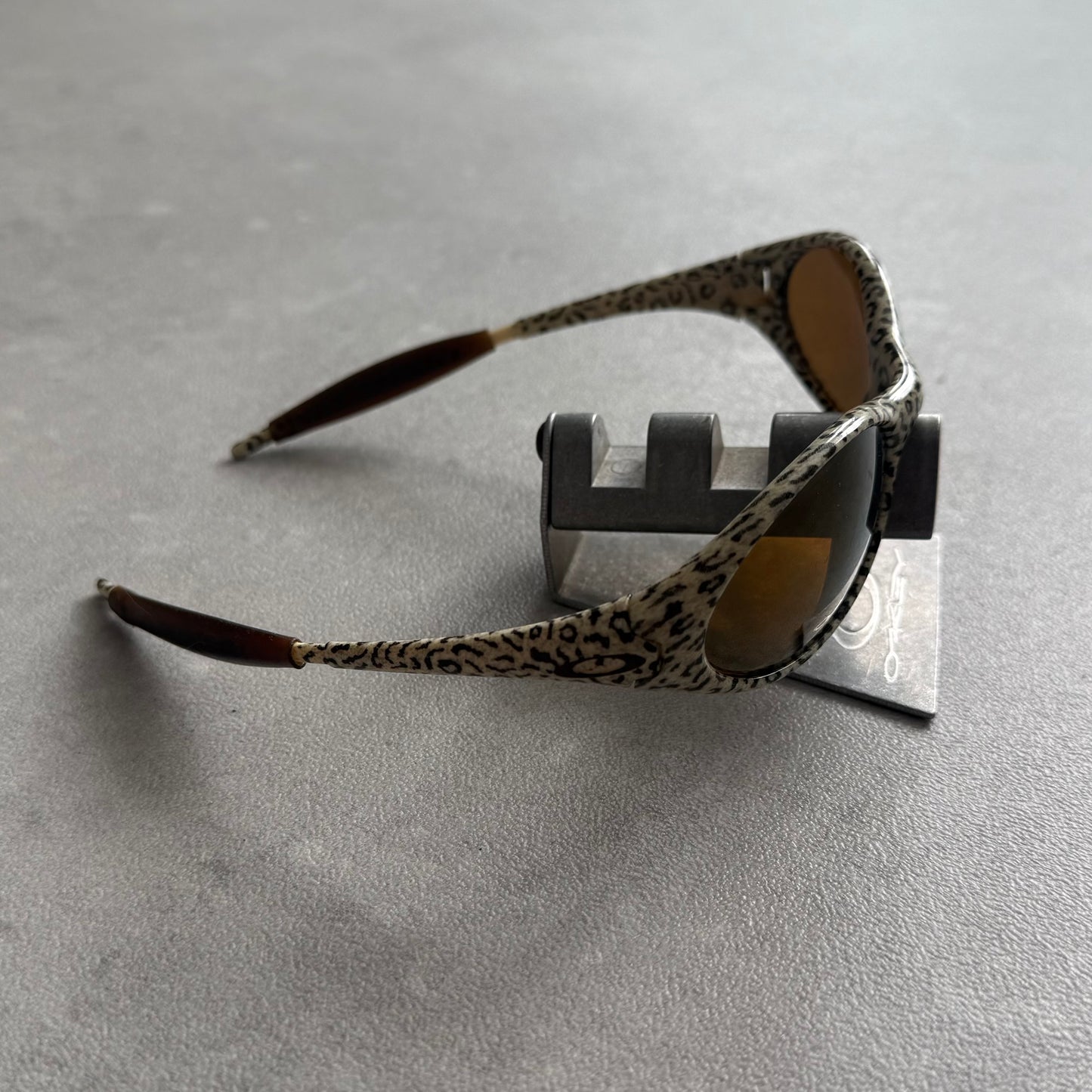 Vintage Oakley Eye Jacket Cheetah Sunglasses