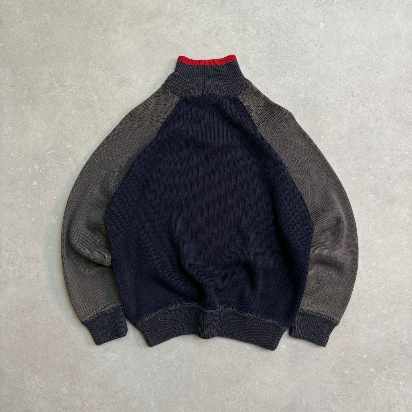 00’s Quiksilver 1/4 zip Knit Jumper (S)