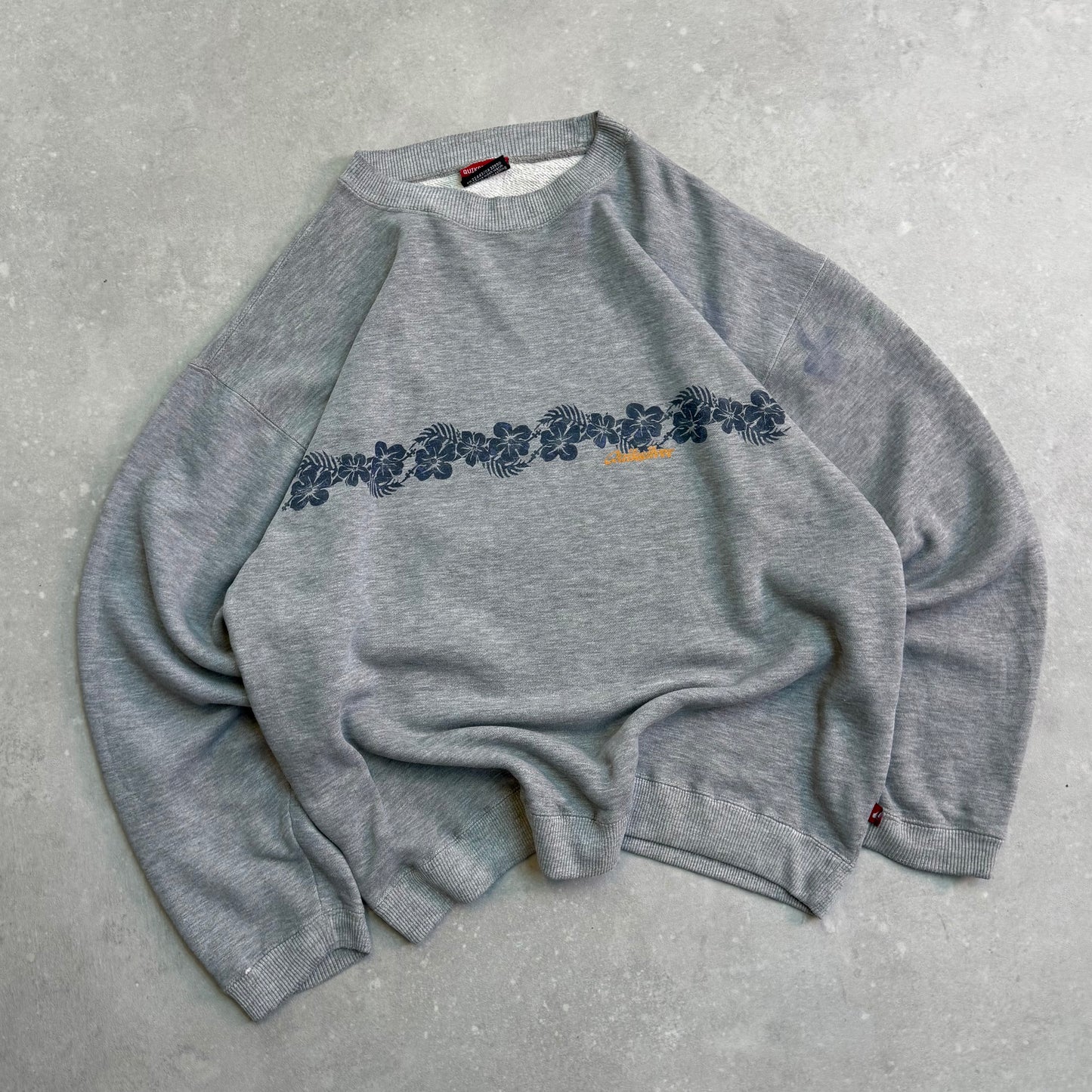 90’s Quiksilver Floral Sweatshirt (XL)