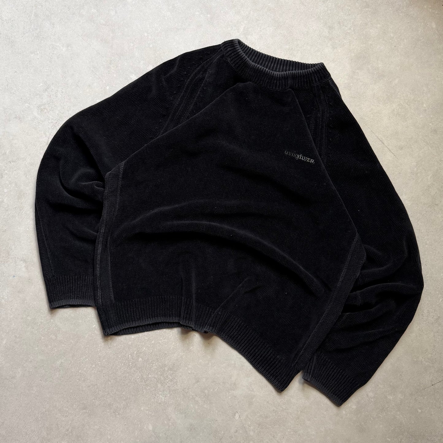 00’s Quiksilver Corduroy Knit Jumper (L)