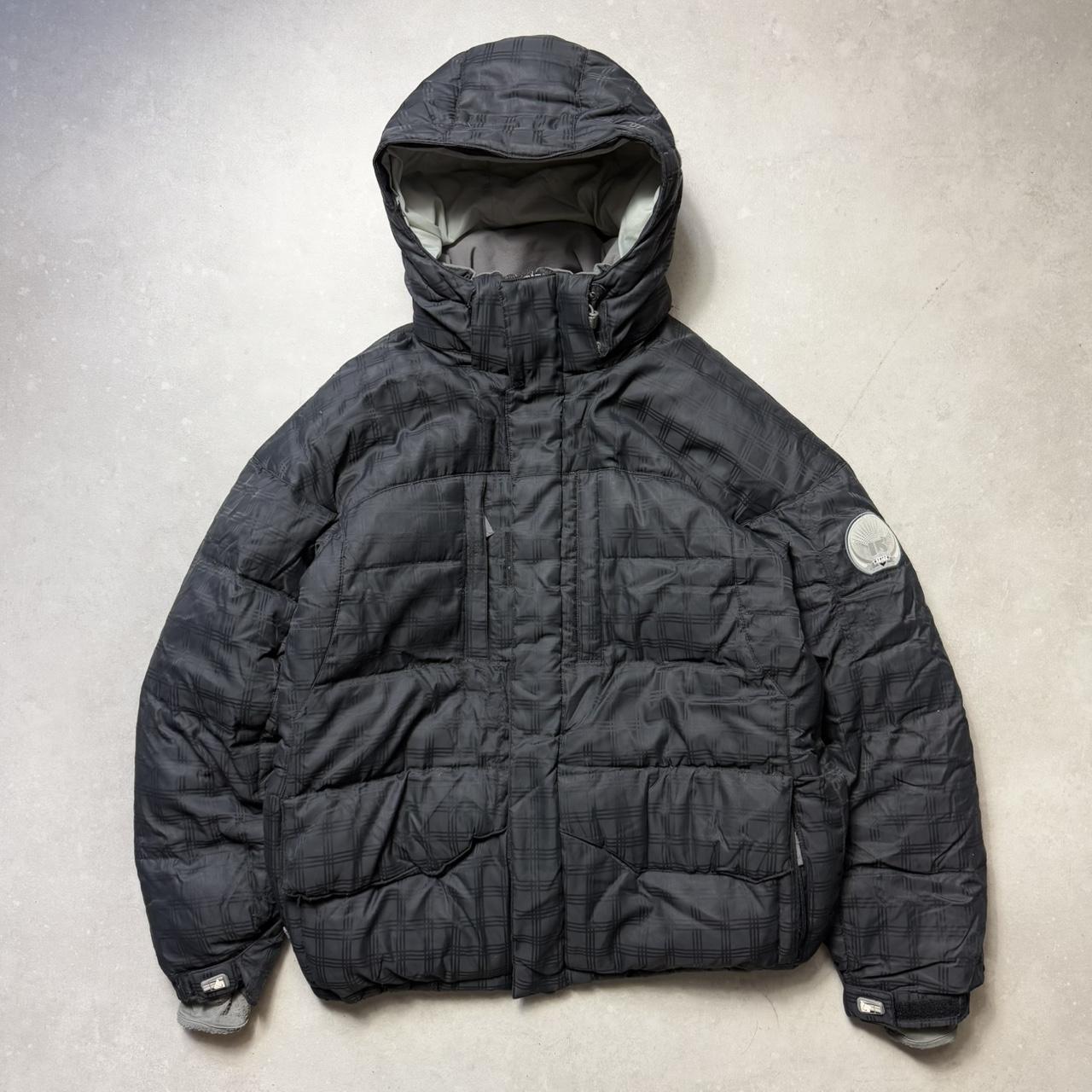 2000’s Burton Analog Plaid Patterned Puffer Jacket (L)