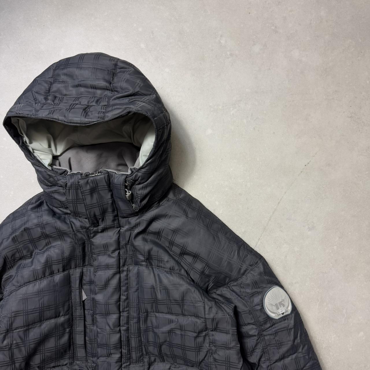 2000’s Burton Analog Plaid Patterned Puffer Jacket (L)