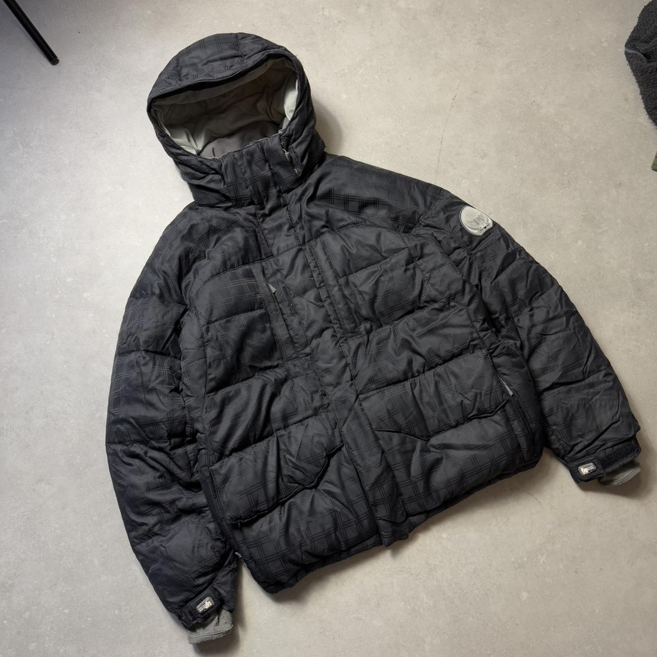 2000’s Burton Analog Plaid Patterned Puffer Jacket (L)