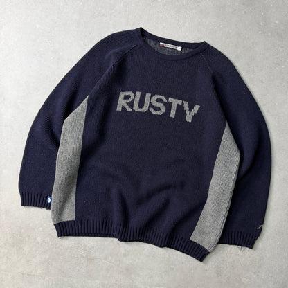 00's Rusty Knit Jumper (L)