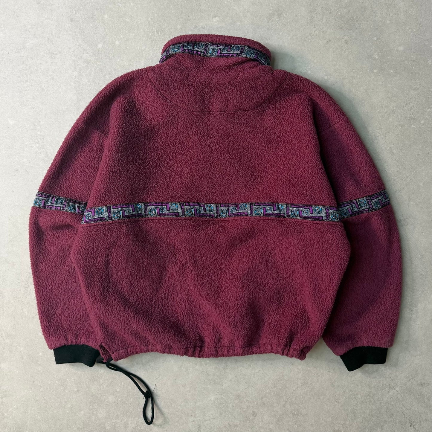 90's Quiksilver Aztec Fleece Jumper (S)