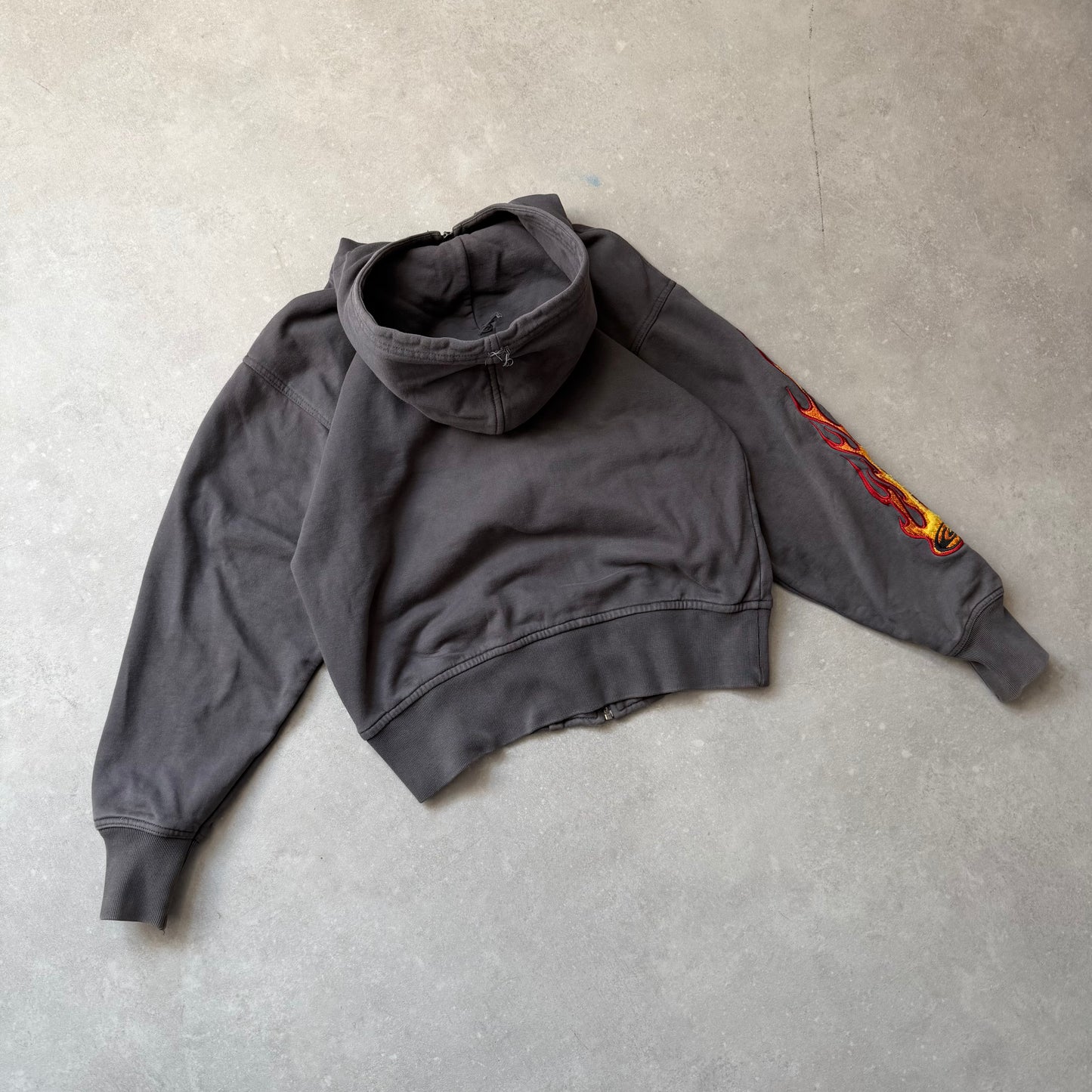 00's Quiksilver Flame Hoodie (XS)