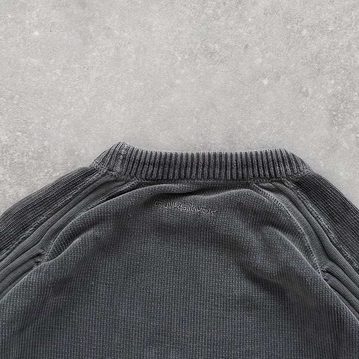 00’s Quiksilver Corduroy Knit Jumper (L)