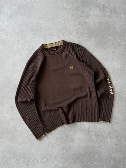 Vintage Quiksilver Cable Knit Jumper (M)