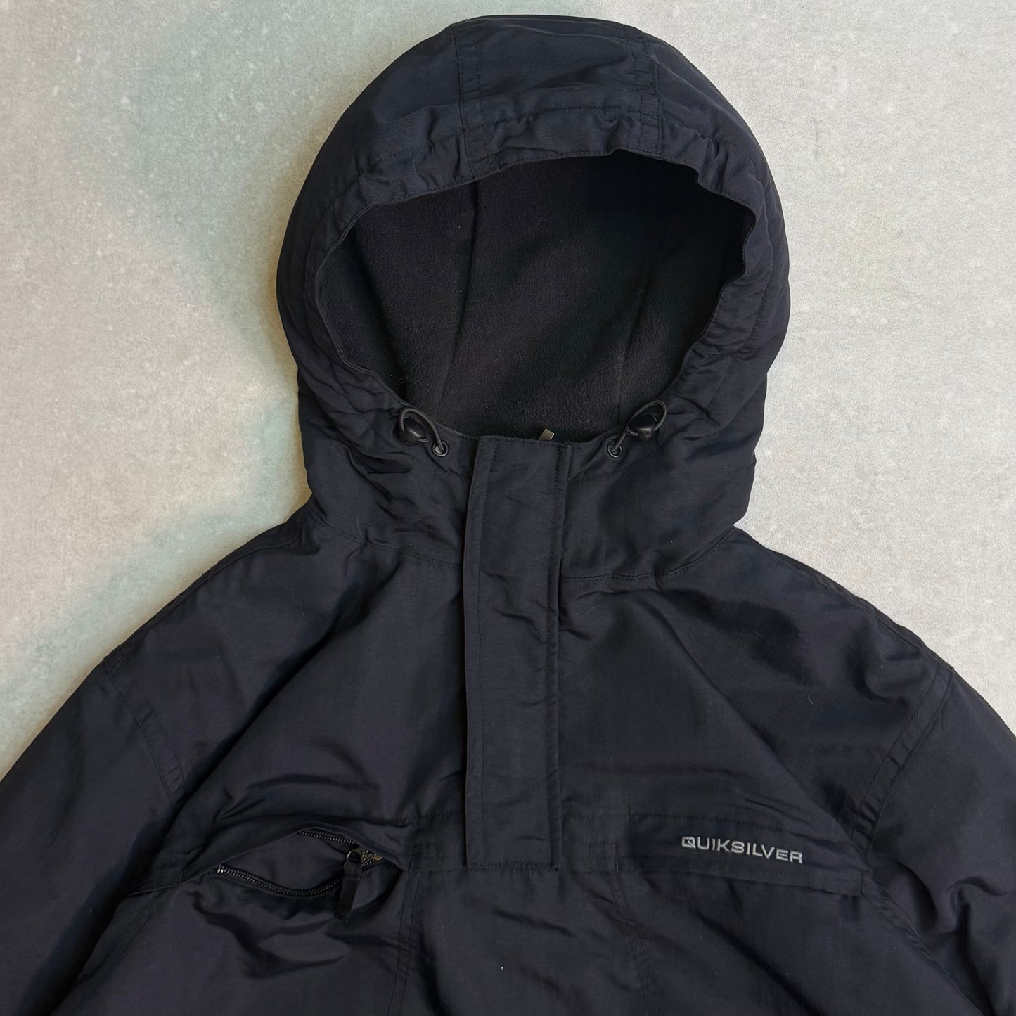 00’s Quiksilver 1/4 Zip Fleece Lined Jacket (L)